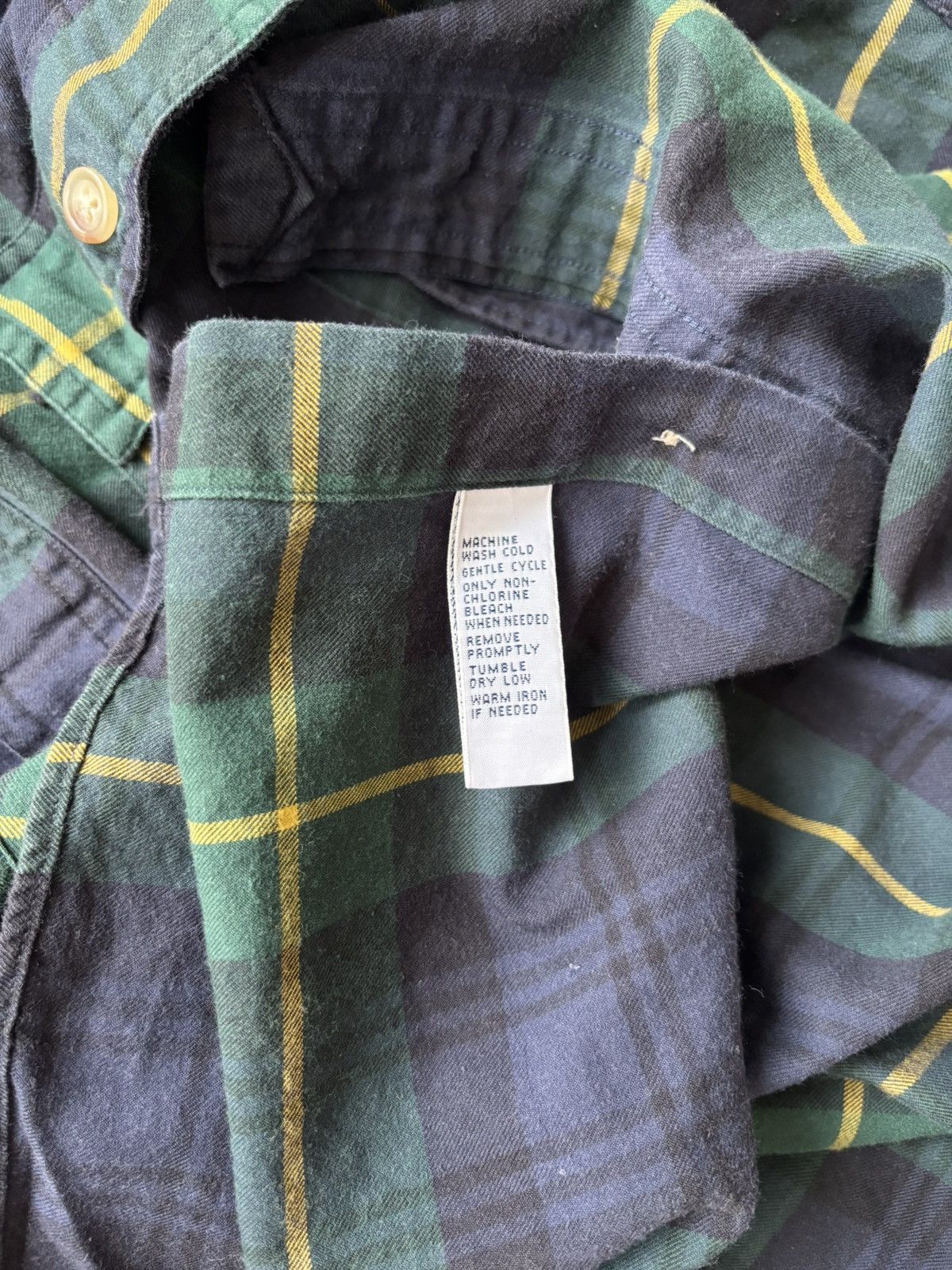 Polo Ralph Lauren Vintage Polo Ralph Lauren Blackwatch Plaid Button Up Shirt Size US M / EU 48-50 / 2 - 3 Thumbnail