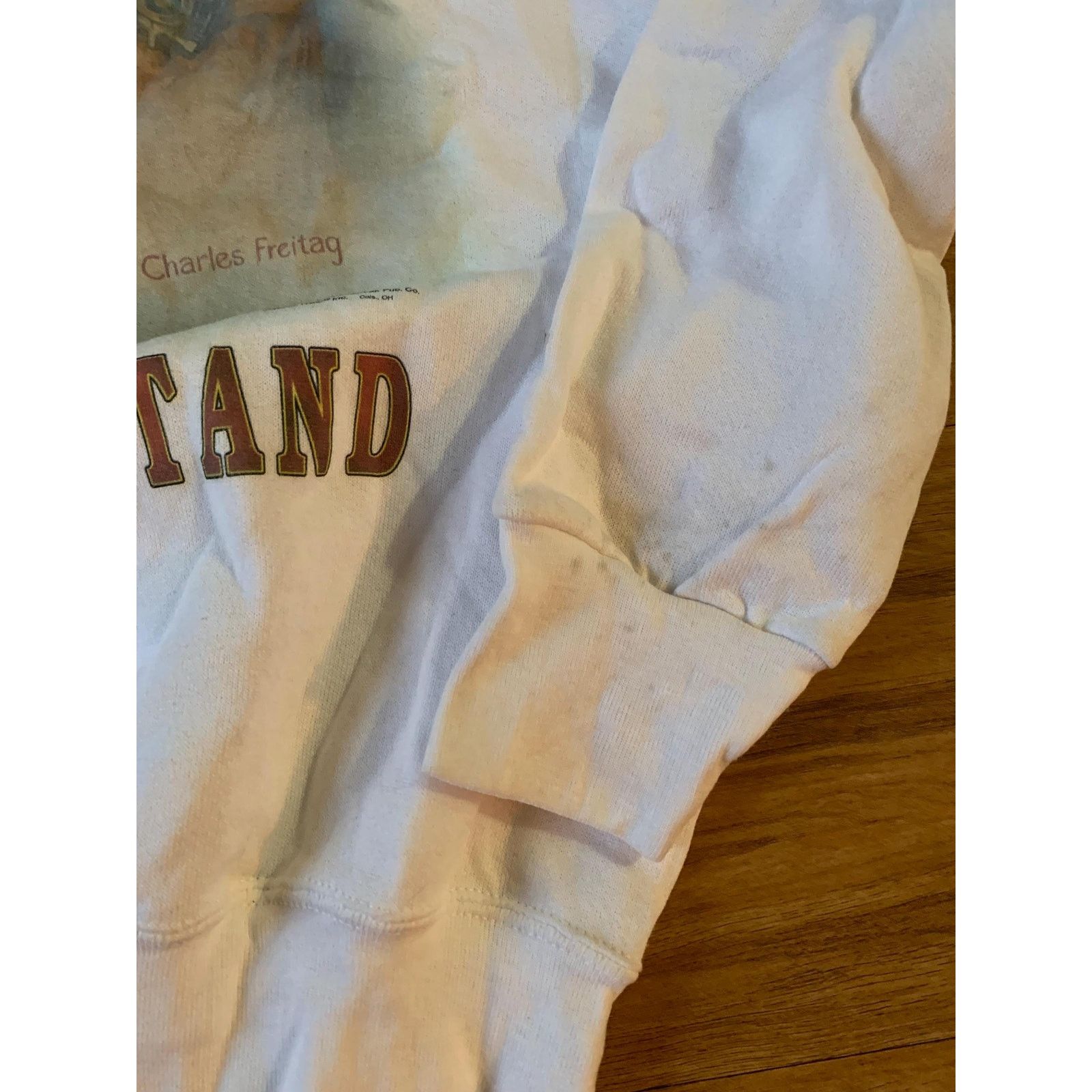 Fruit Of The Loom Vintage fire fighter Sweatshirt size medium 1990s 80s Size M / US 6-8 / IT 42-44 - 4 Thumbnail