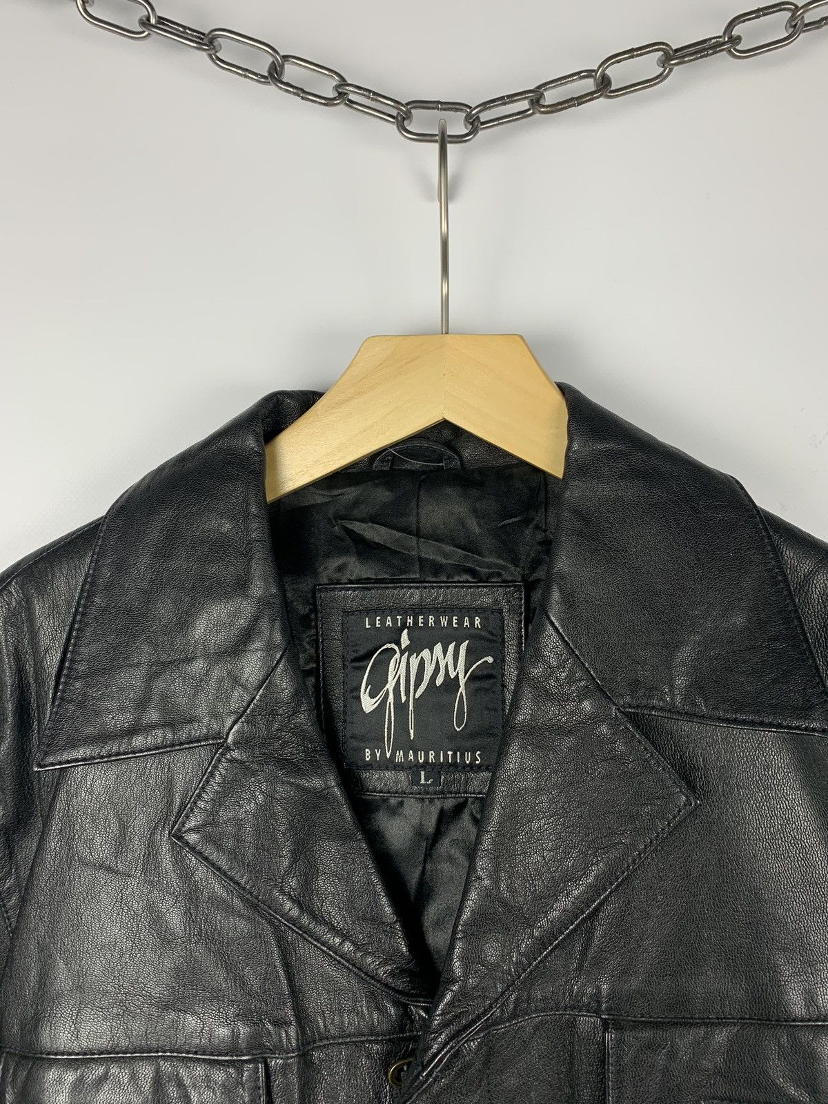 Genuine Leather Vintage Gipsy Avant Garde Leather Jacket Japanese Style Rare Size US L / EU 52-54 / 3 - 4 Thumbnail