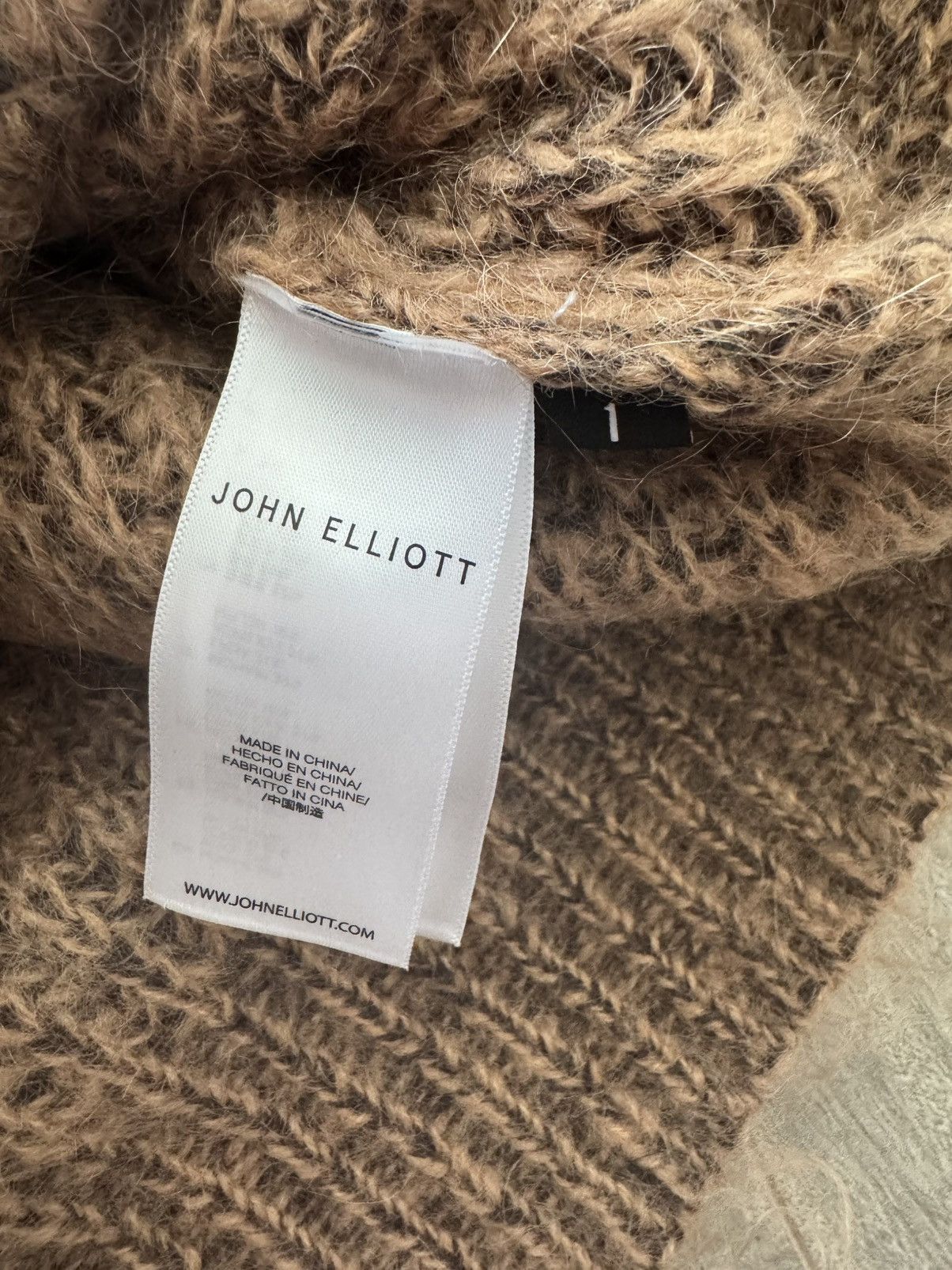 John Elliott John Elliott Mohair Camel Cardigan Size US S / EU 44-46 / 1 - 5 Thumbnail