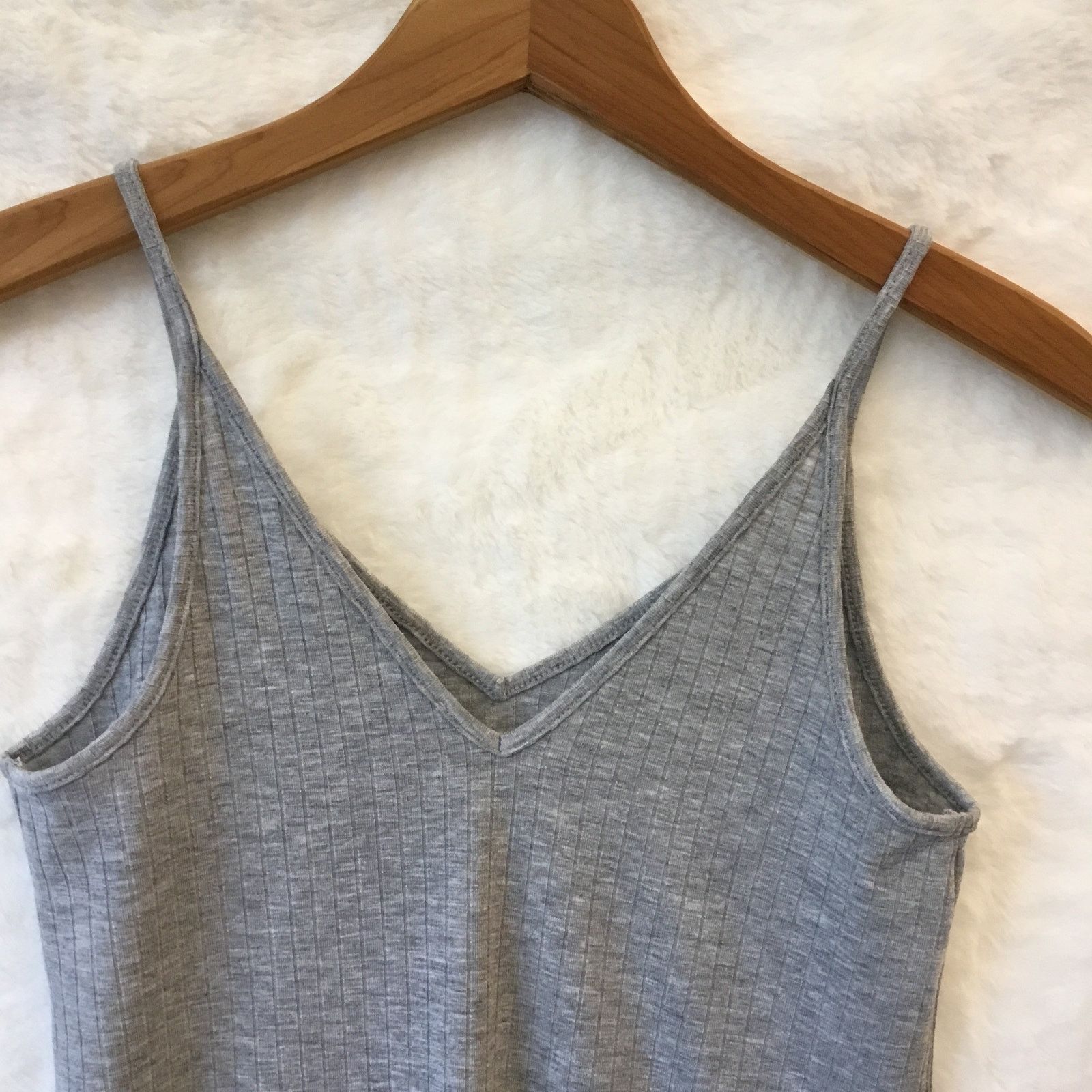 Loft LOFT Gray Double V Cami Size XS / US 0-2 / IT 36-38 - 9 Thumbnail