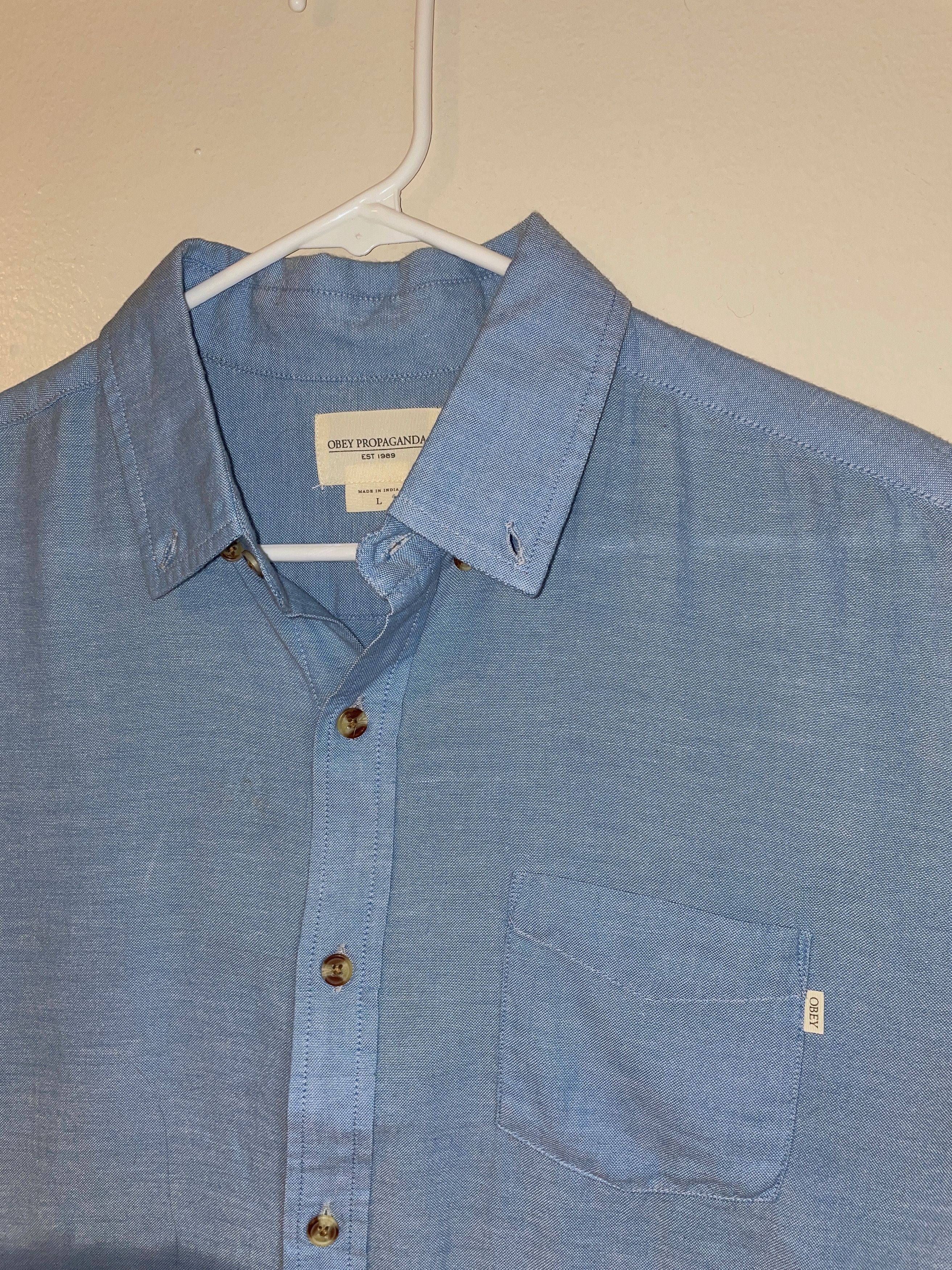 Obey Obey Button Up Shirt Size US L / EU 52-54 / 3 - 3 Thumbnail