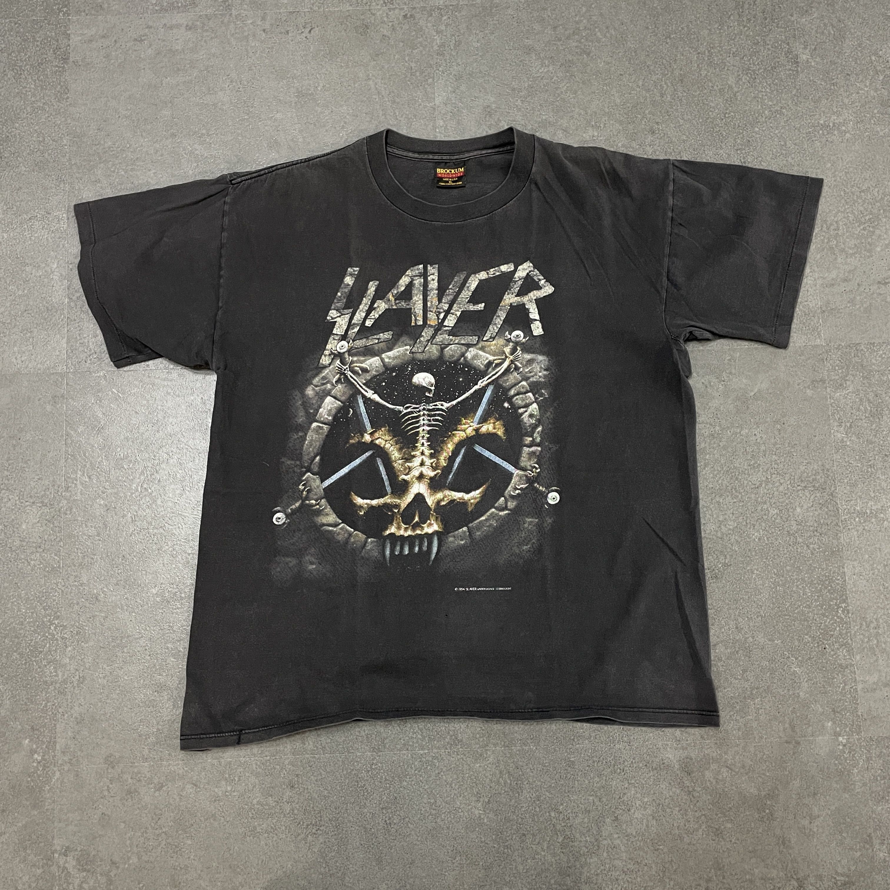 Band Tees × Slayer × Vintage Vintage 90s Slayer Divine 