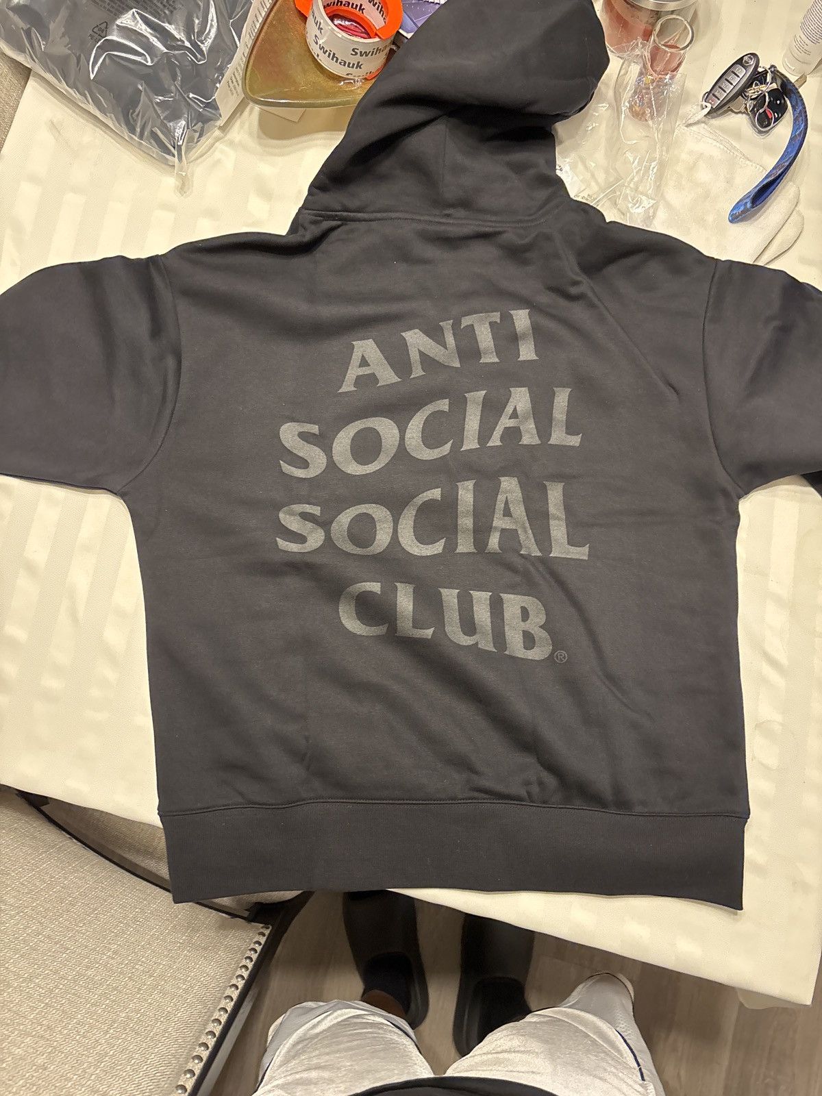 Anti Social Social Club ASSC Deaf Tone Premium Hoodie Grailed