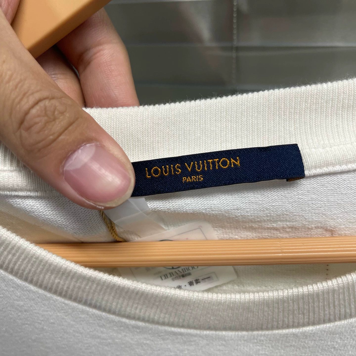 Louis Vuitton LV x Nigo Chest Embroidery Script White Short Sleeve XXL Size US XXL / EU 58 / 5 - 3 Thumbnail