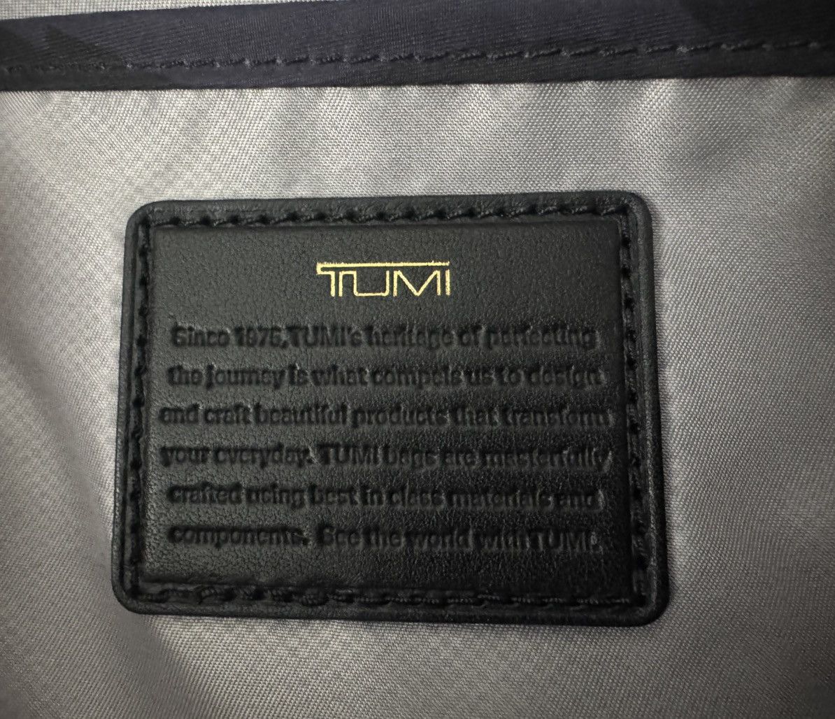 Tumi TUMI Camo Nylon Backpack Black Blue Purple Gold Hardware Size ONE SIZE - 10 Thumbnail