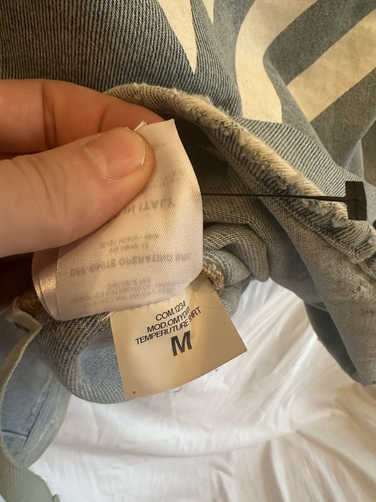 Off-White Off-White Denim Shirt Size US M / EU 48-50 / 2 - 10 Thumbnail