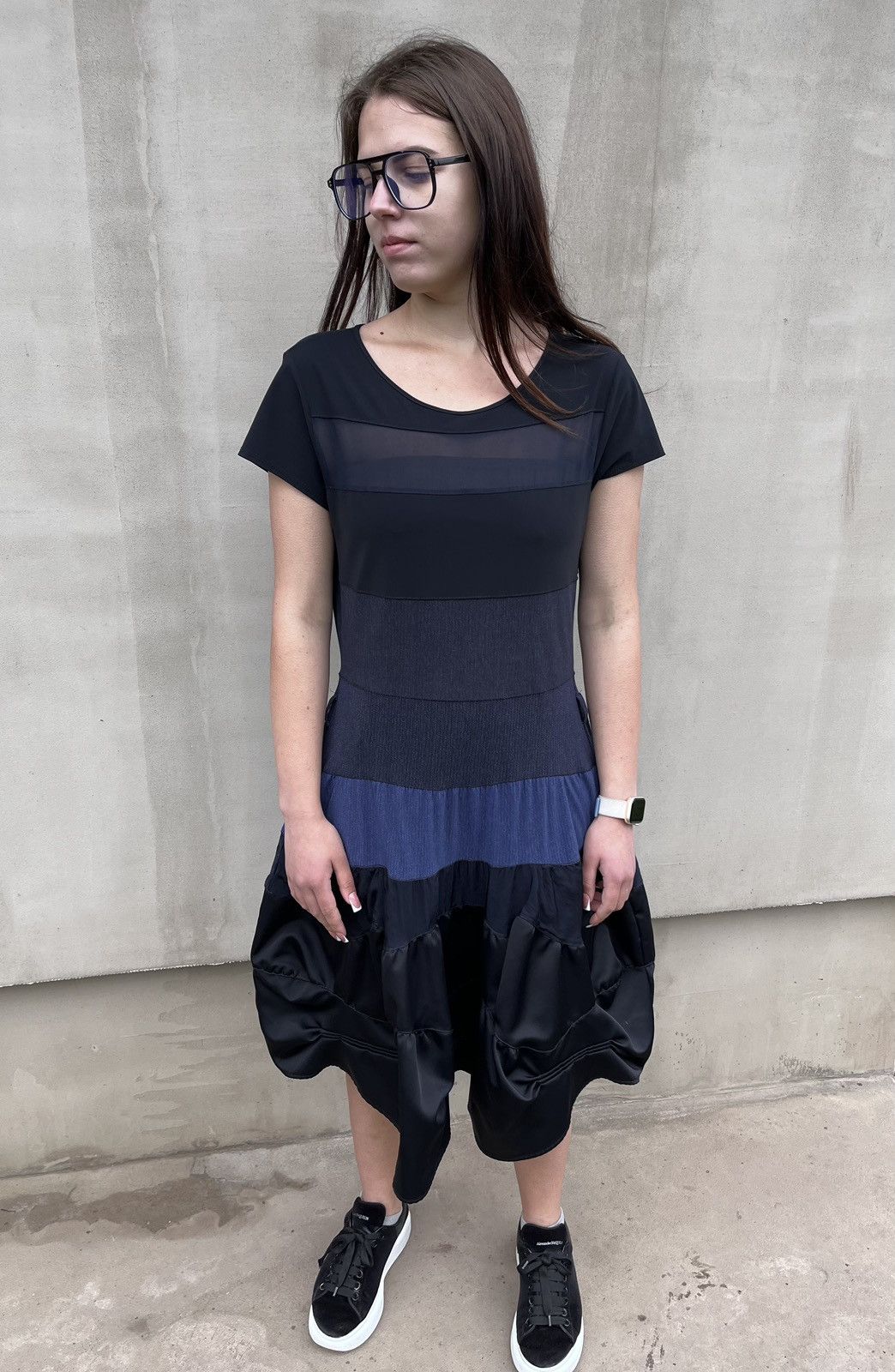 Marithe + Francois Girbaud Marithe Francois Girbaud Women Dress Short Sleeve Size US 8 Size M / US 6-8 / IT 42-44 - 2 Thumbnail