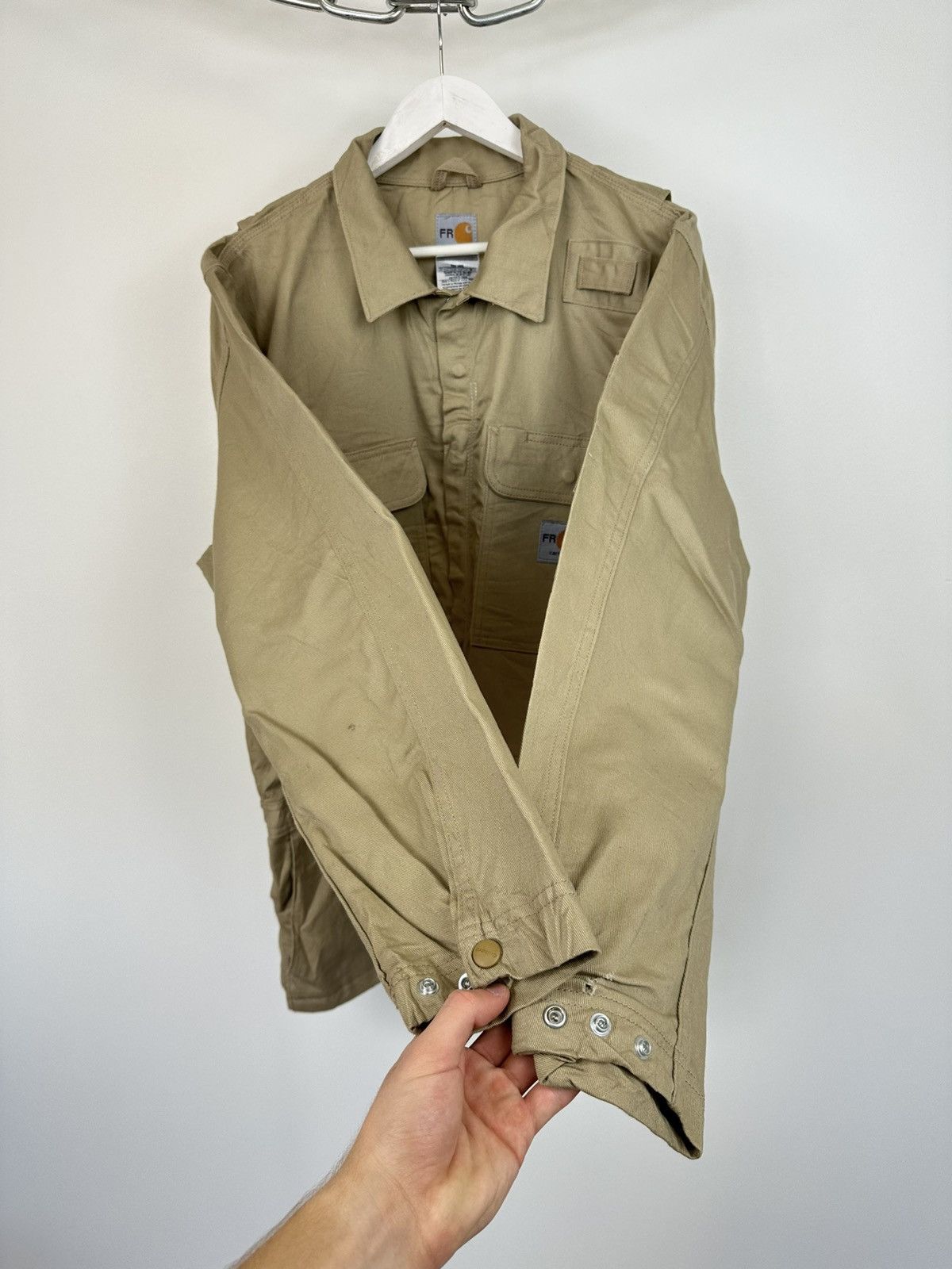 Carhartt Vintage Carhartt Flame Resistant Utility Work Detroit Jacket Size US XL / EU 56 / 4 - 7 Thumbnail