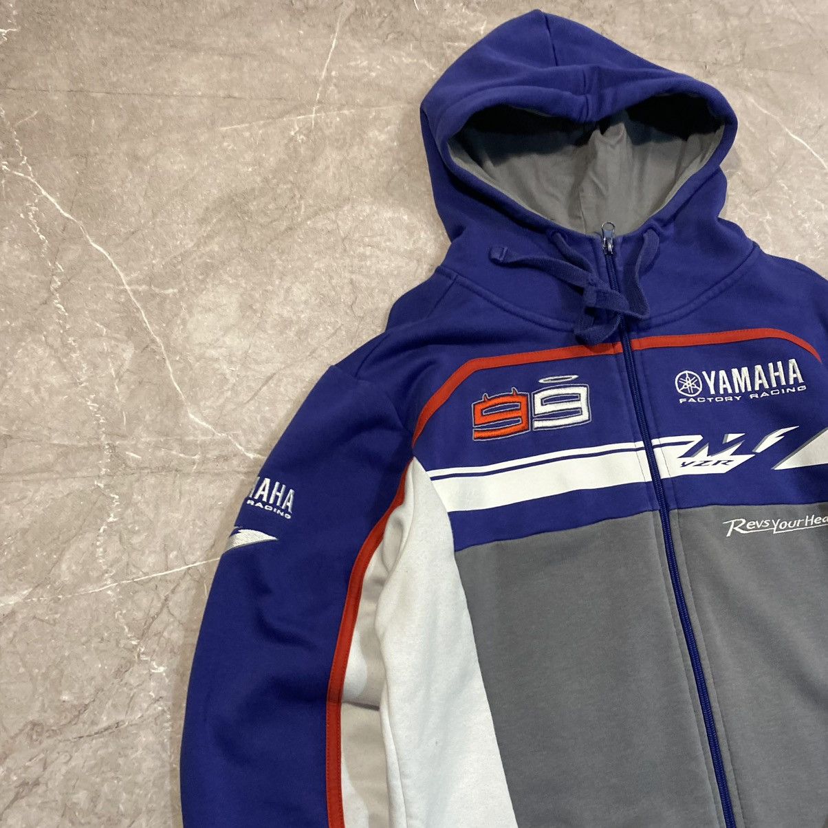 Yamaha VINTAGE YAMAHA RACING BIG LOGO ZIP HOODIE Size US M / EU 48-50 / 2 - 8 Thumbnail