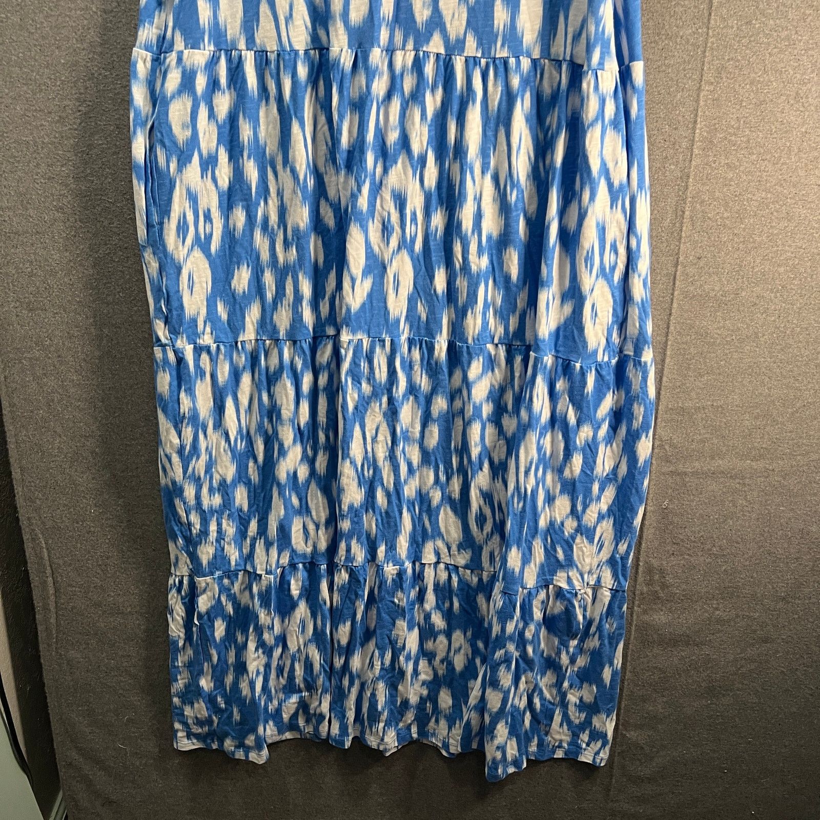 Denim & Co. Denim & Co. Beach Tall Printed Knit Linen Blend Midi Size XL / US 12-14 / IT 48-50 - 14 Thumbnail