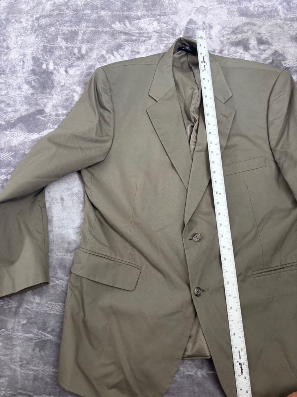 Brooks Brothers Men's Brooks Brothers Blazer 46R Light Olive Size 46R - 4 Thumbnail