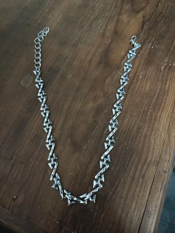 Jewelry Letter Z ChChoker Chain Necklace Size ONE SIZE - 4 Thumbnail