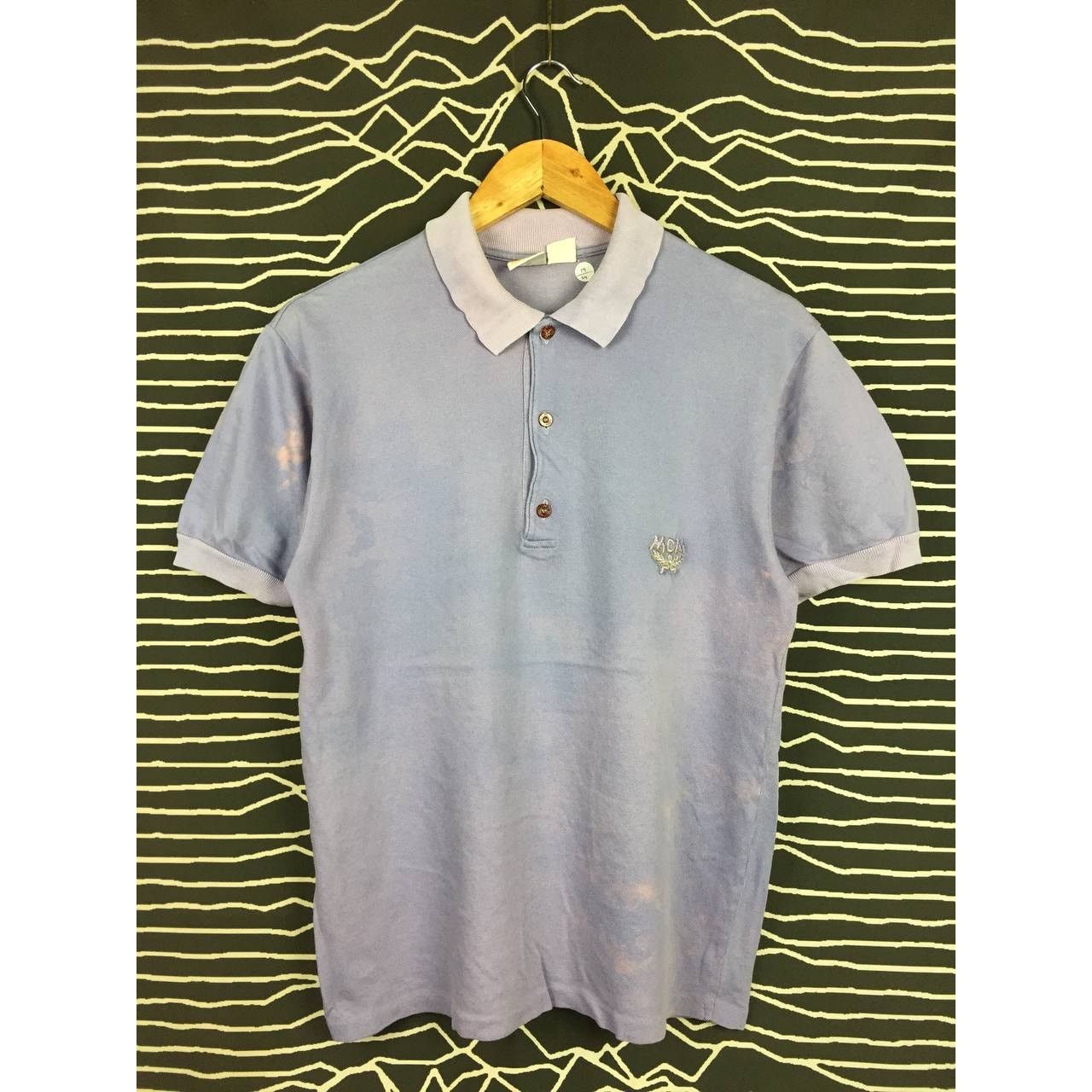 MCM × Vintage Vtg MCM Modern Creation Munchen Made In Italy Polo Tee Size US M / EU 48-50 / 2 - 1 Thumbnail
