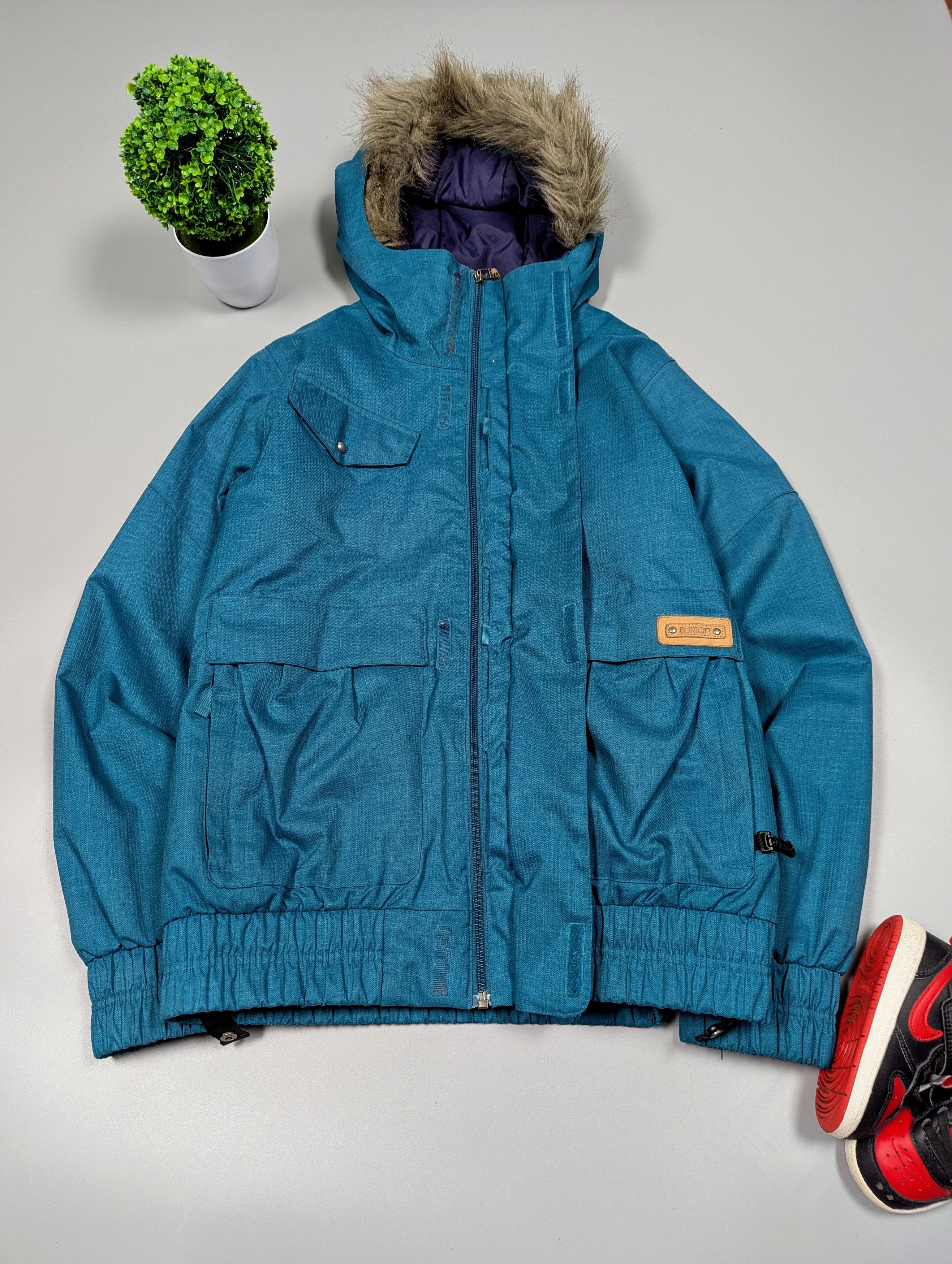 Burton × Vintage BURTON DryRide Women's Ski Gorpcore Dark Green Jacket Size M / US 6-8 / IT 42-44 - 6 Thumbnail