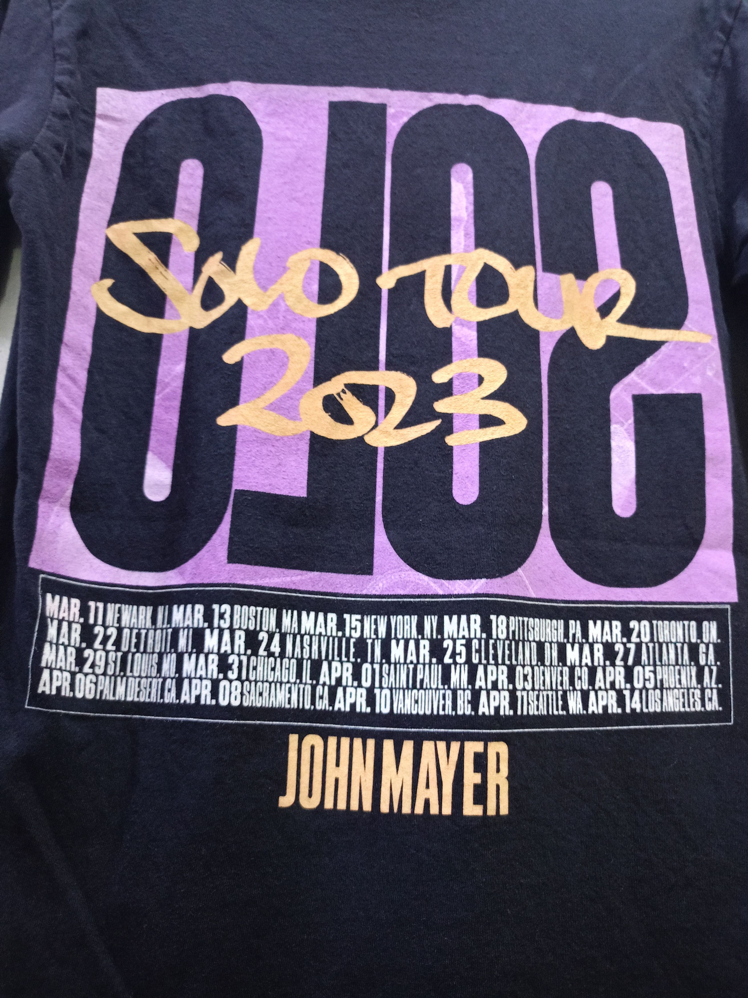 Band Tees John Mayer Tour Size M / US 6-8 / IT 42-44 - 3 Thumbnail