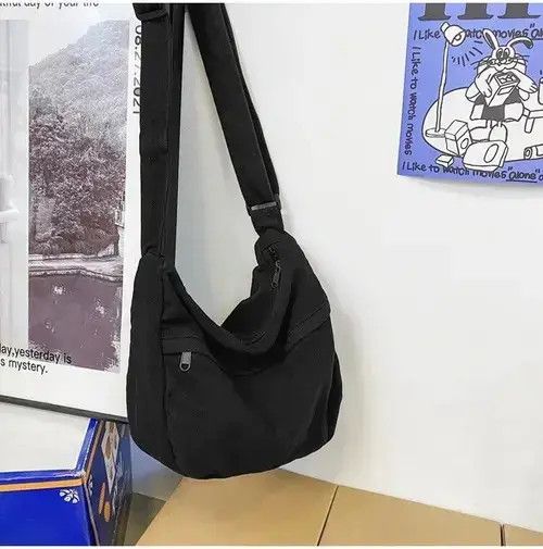Other Black Vintage Casual Crossbody Bag Unisex Size ONE SIZE - 2 Thumbnail