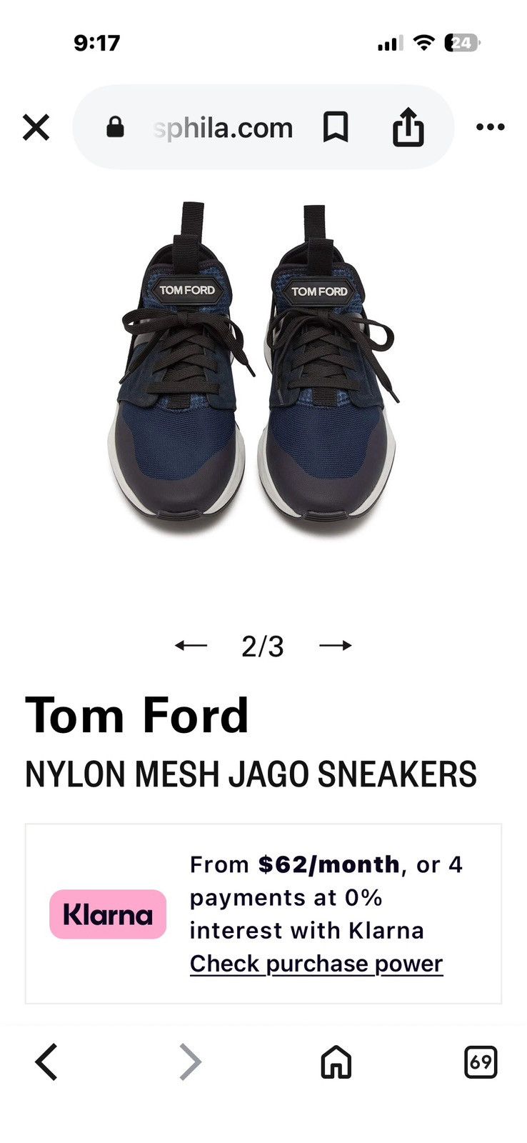 Tom Ford Tom Ford Jago Sneakers suede leather size 7 Made in italy Size US 7 / EU 40 - 16 Thumbnail