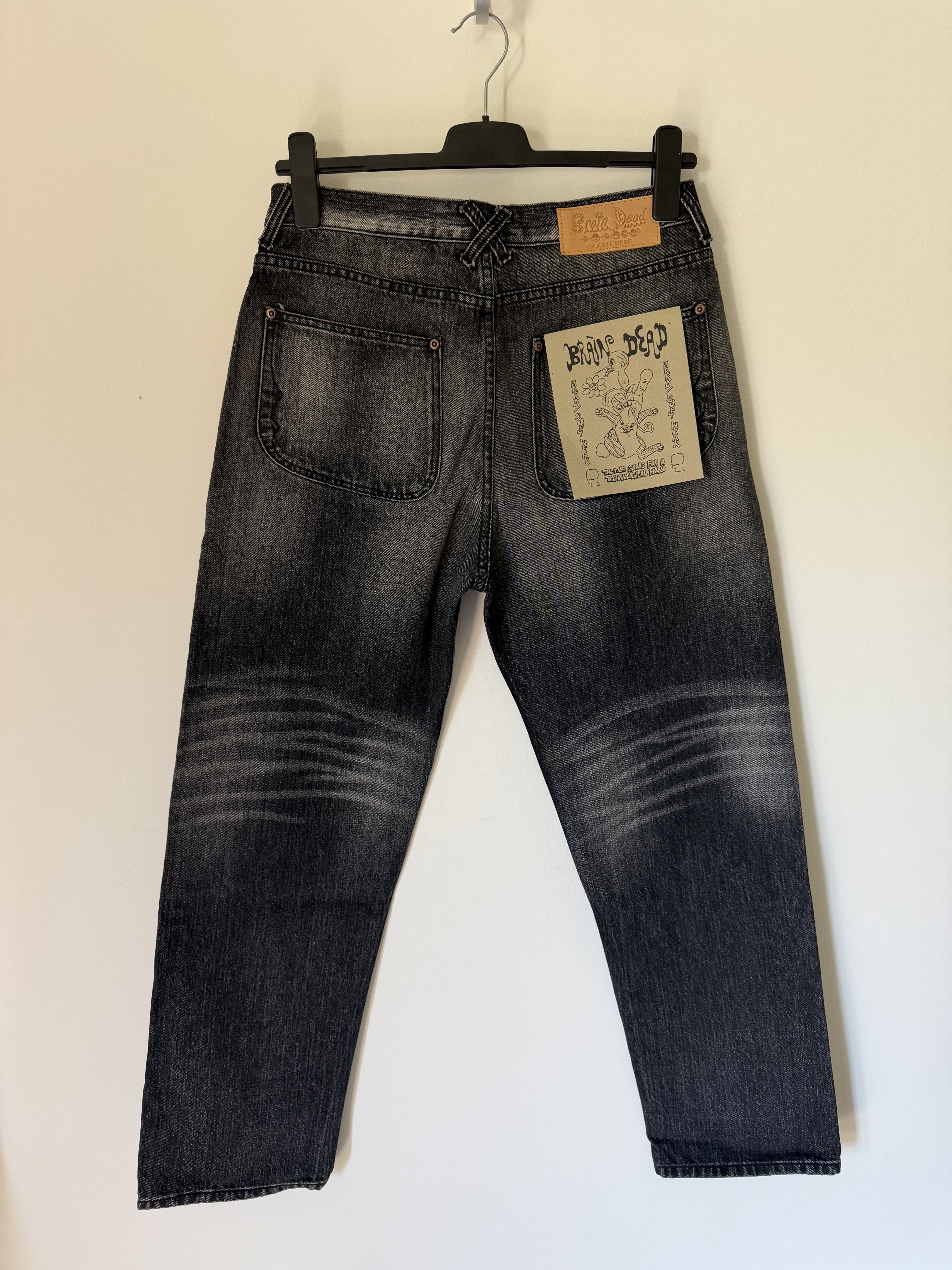 Brain Dead Brain Dead Type 01 13.2 oz Selvedge Denim Jeans in Black Size US 34 / EU 50 - 3 Thumbnail