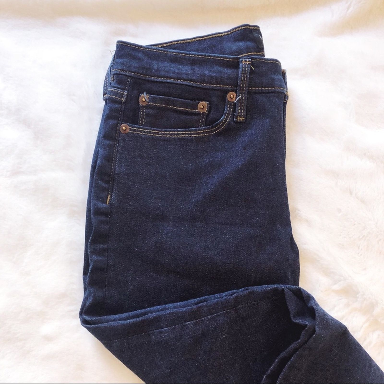 Banana Republic Banana Republic Dark Blue Sculpt Skinny Jeans Size 27" / US 4 / IT 40 - 4 Thumbnail