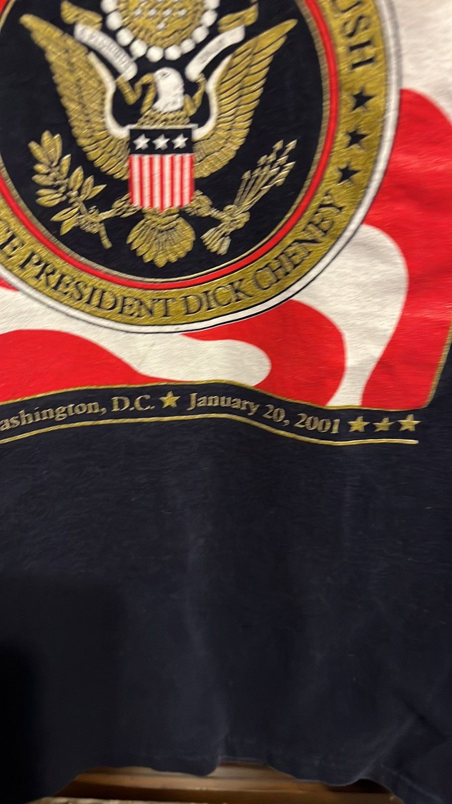 Other Vintage George Bush Presidential Inauguration Shirt Size US XL / EU 56 / 4 - 4 Thumbnail