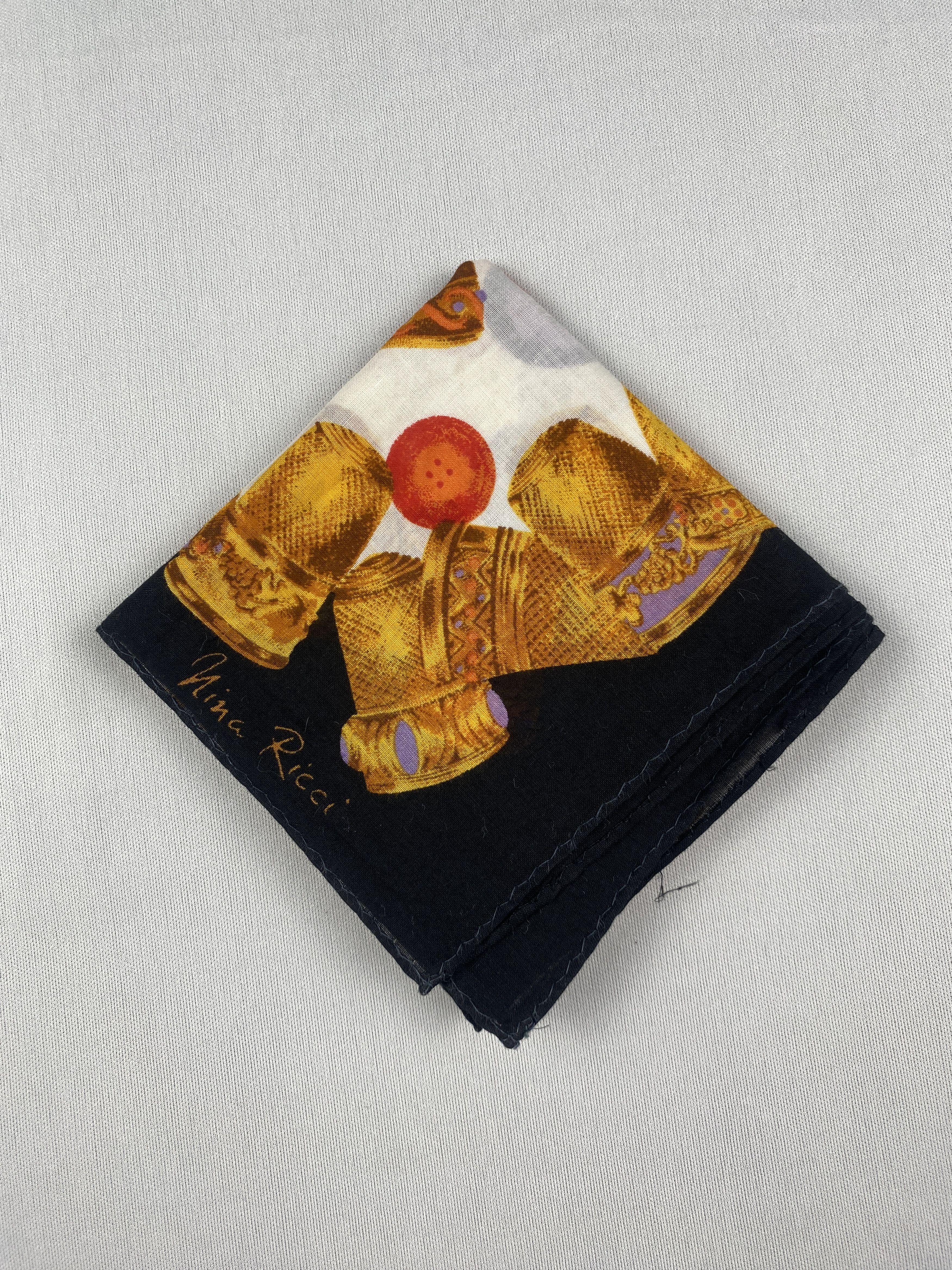 Other Vintage Nina Ricci Handkerchief Pocket Square Bandana Size ONE SIZE - 3 Thumbnail
