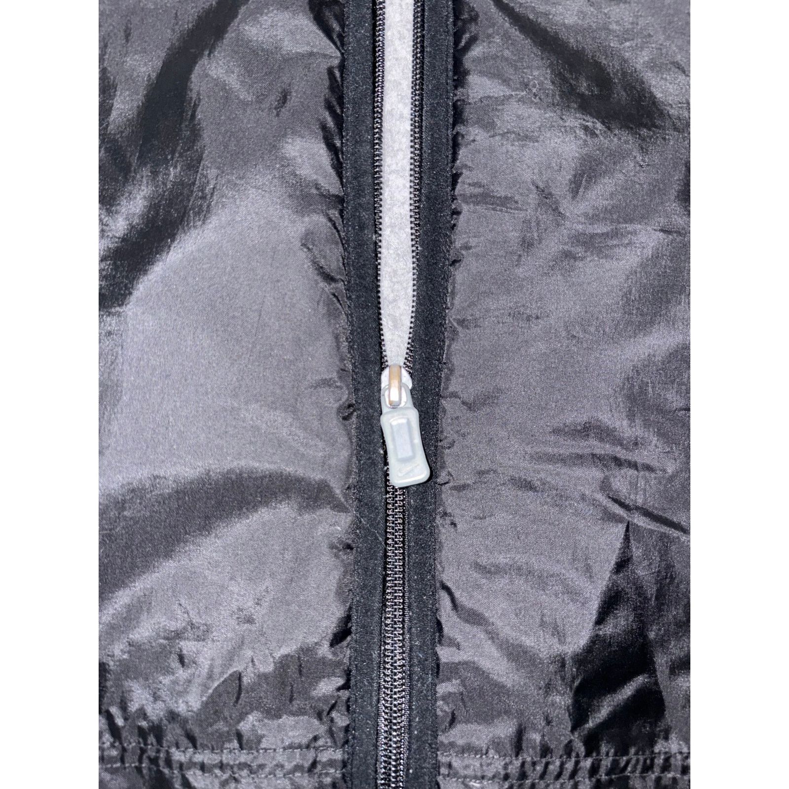Nike Vintage 90s Nike Jacket women’s large black hoodie Size L / US 10 / IT 46 - 5 Thumbnail