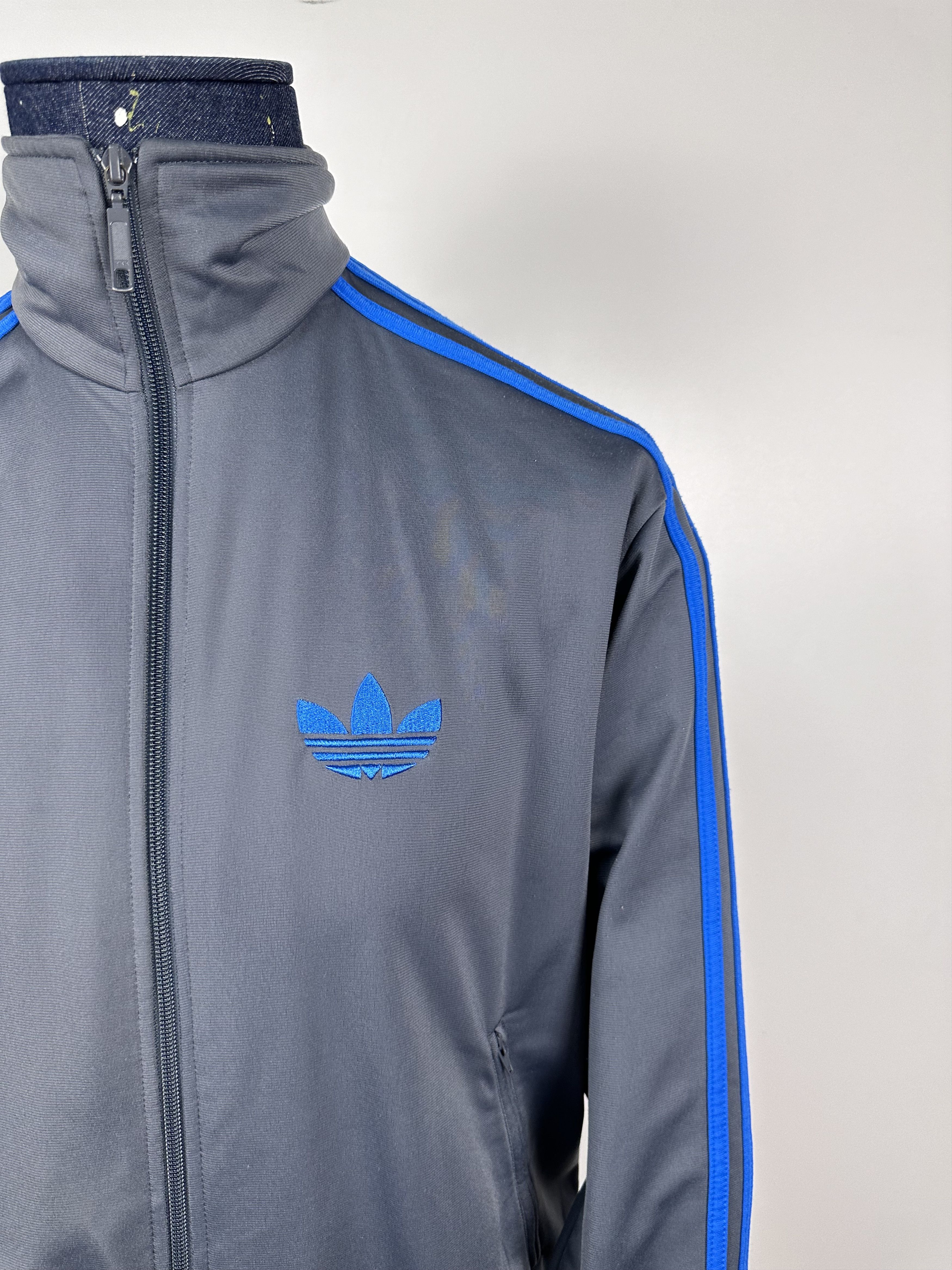 Adidas × Vintage Adidas Originals Gray Firebird Track Tracksuit Top Jacket Size US S / EU 44-46 / 1 - 3 Thumbnail