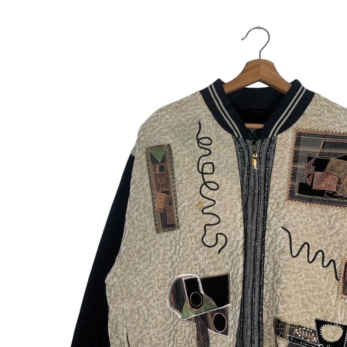 Japanese Brand JYE SHIUN Art Design Bomber Jacket #1794-C15 Size US L / EU 52-54 / 3 - 6 Thumbnail