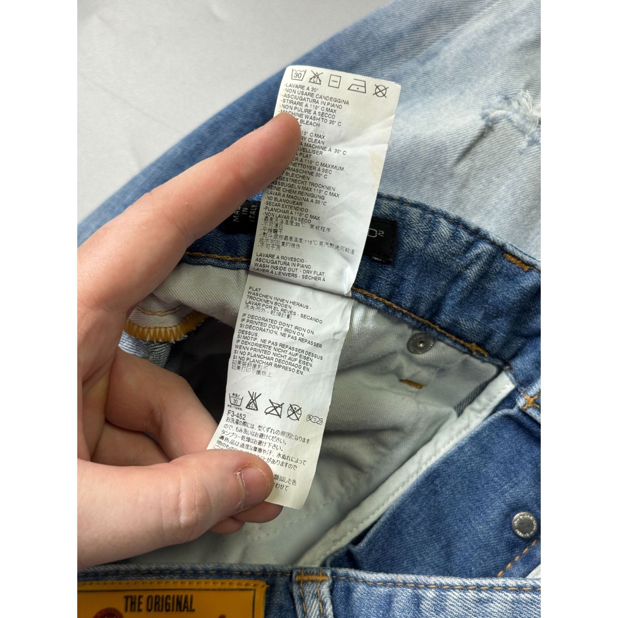 Dsquared2 Dsquared2 Vintage Skinny Distressed Denim Jeans (Y1106) Size US 30 / EU 46 - 13 Thumbnail