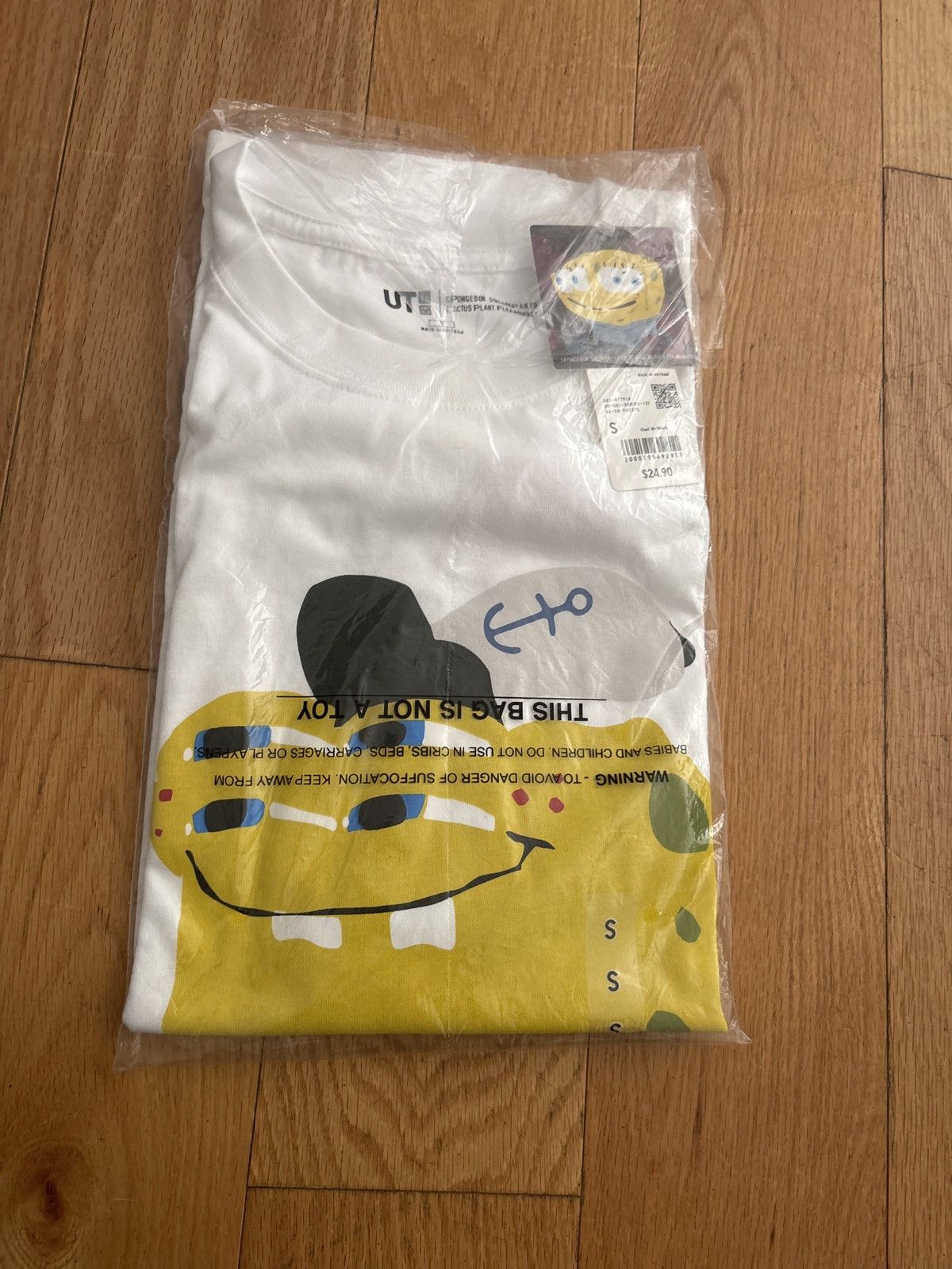 Cactus Plant Flea Market Uniqlo x CPFM Spongebob Squarepants UT Graphic T-Shirt white Size US S / EU 44-46 / 1 - 3 Thumbnail