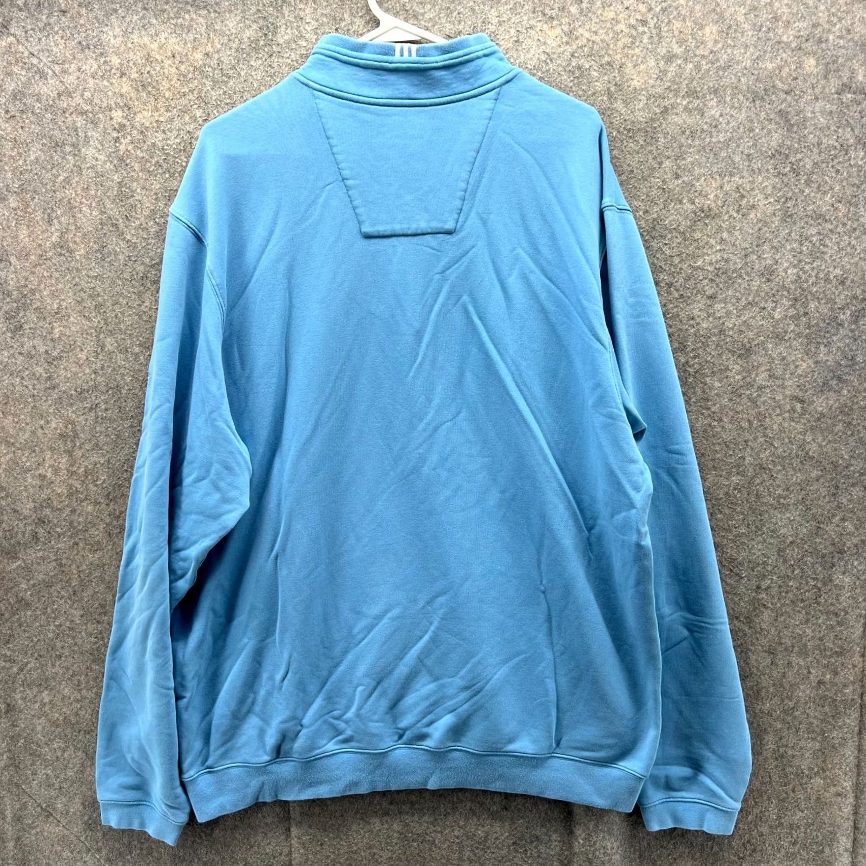 Adidas VINTAGE adidas Sweater Mens XL Adult Blue 1/4 Zip Pullover Fleece Logo 237758 XL Golf Regular Men Size US XL / EU 56 / 4 - 2 Thumbnail