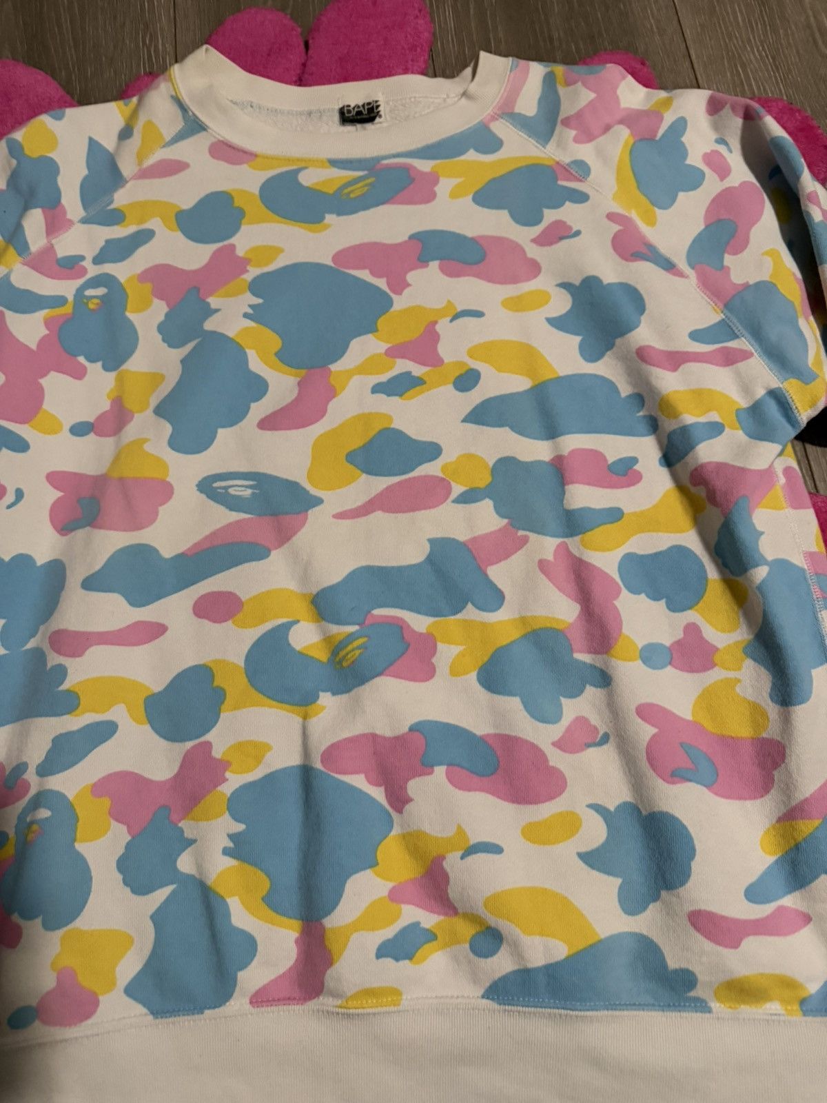 Bape Bape Cotton Candy Crewneck Sweatshirt (2006) Size US M / EU 48-50 / 2 - 2 Thumbnail
