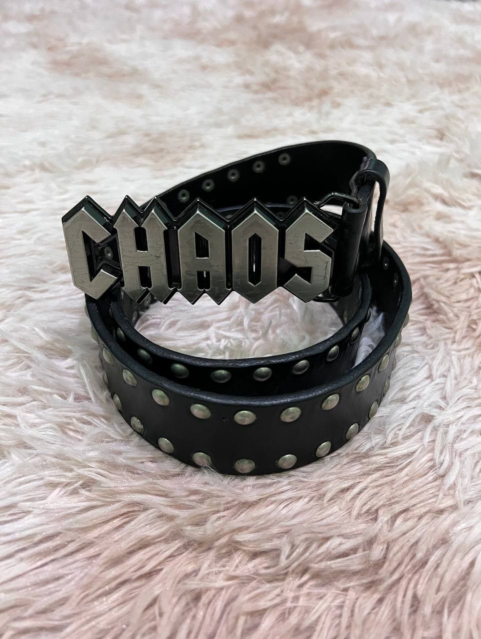 小物 HYSTERIC GLAMOUR STUD BLACK BELT Hysteric Glamour × Streetwear Hysterics 'CHAOS' Studded Punk