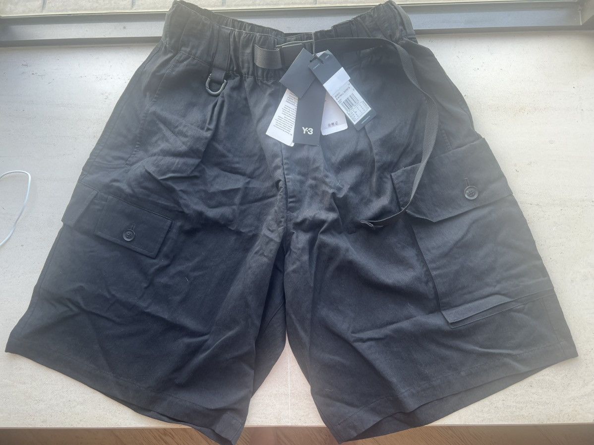 Y-3 Y-3 WASHED TWILL SHORTS (M Size) Size US 34 / EU 50 - 6 Thumbnail