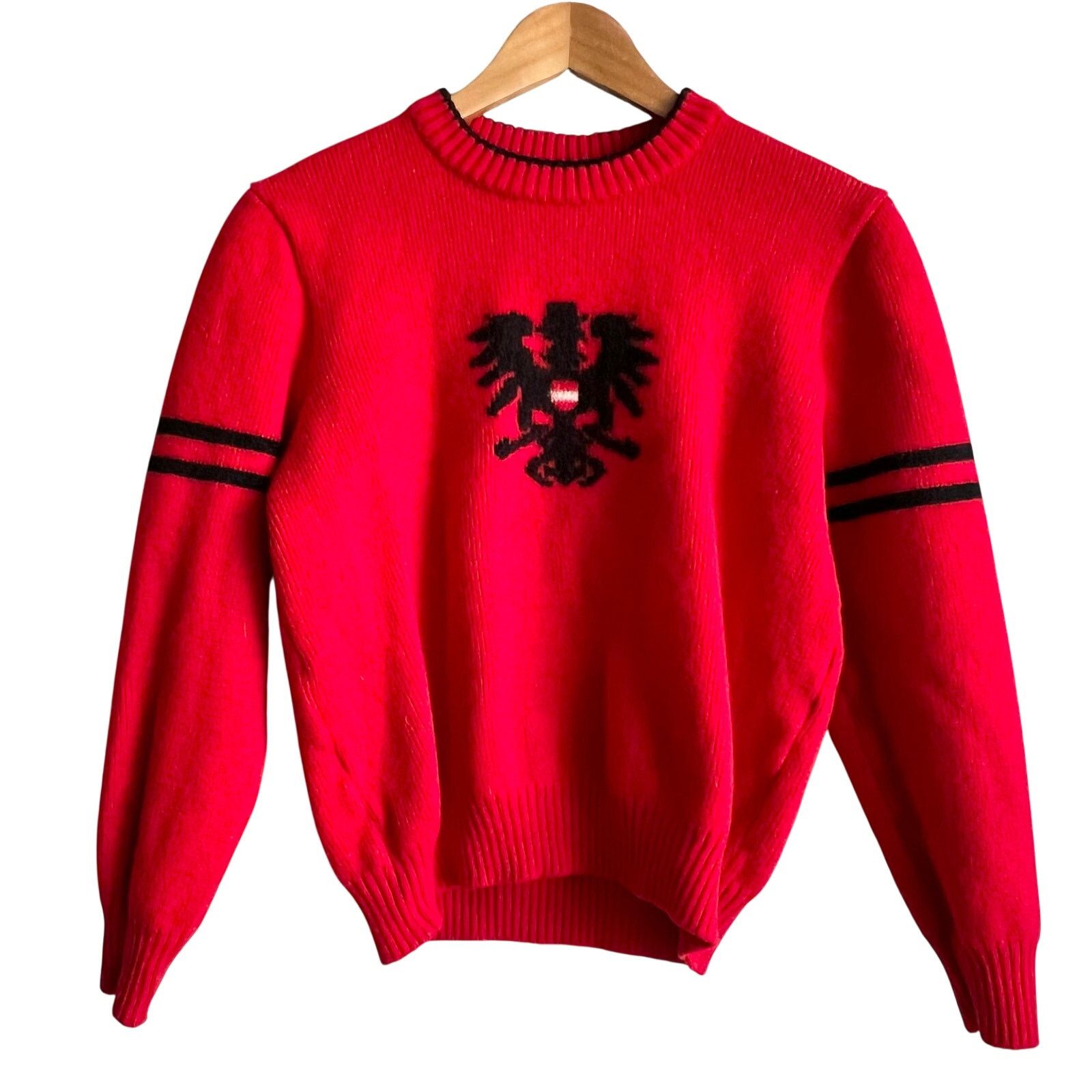 & Other Stories Rare Vintage Sigi Scheiber Crest Pure Wool Knit Sweater Size M / US 6-8 / IT 42-44 - 1 Thumbnail