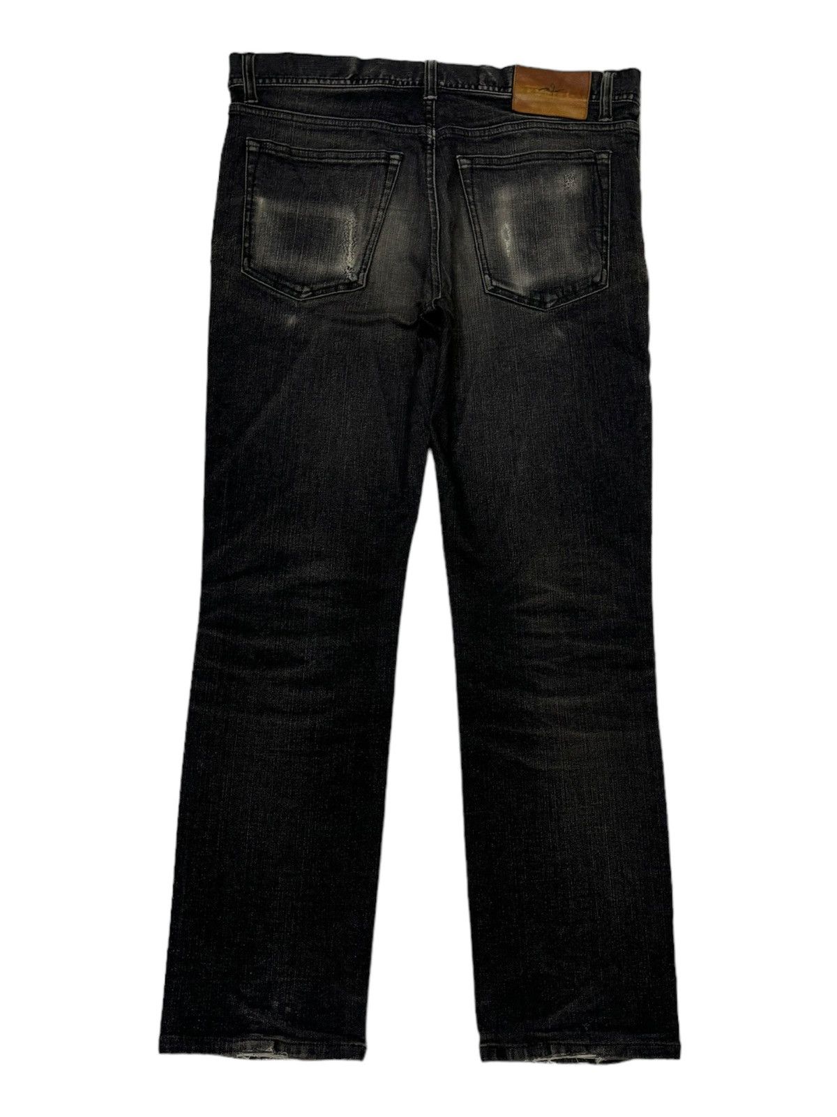 KOJIMA GENES × Yohji Yamamoto MADE IN JAPAN DENIM WORKS KOJIMA BLACK COAT JEANS Size US 33 - 2 Thumbnail