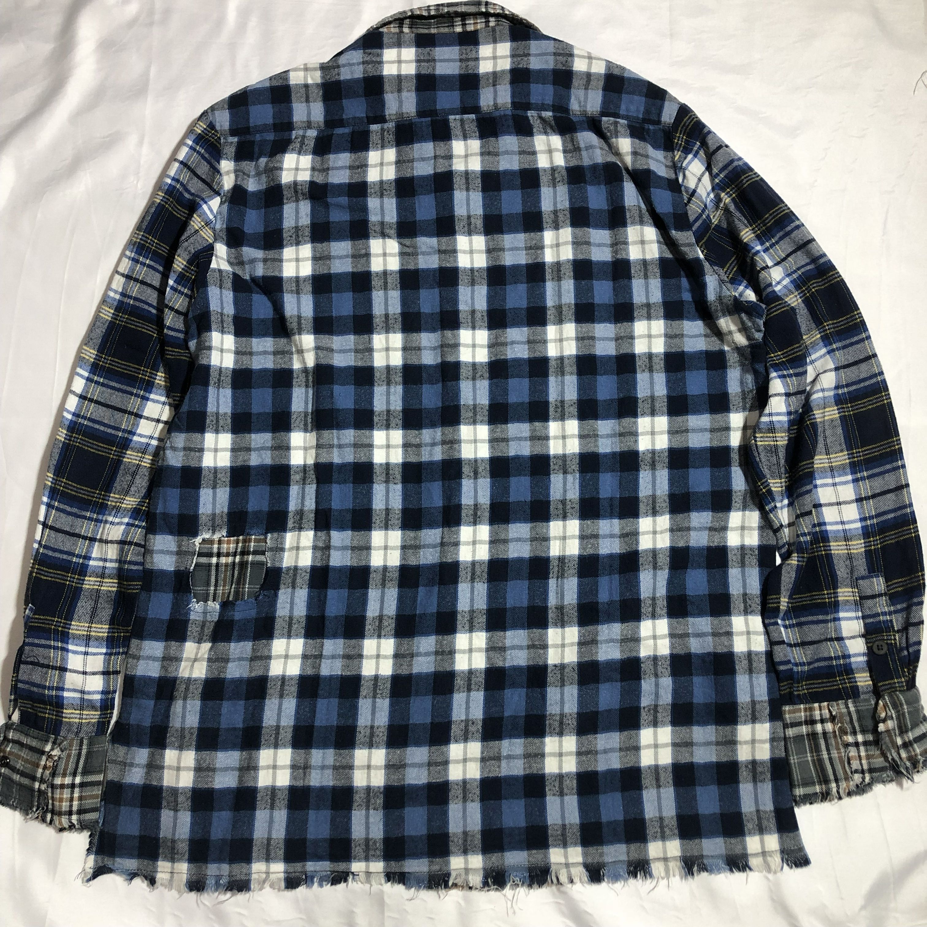 Zara Man Patchwork Flannel Shirt Size US L / EU 52-54 / 3 - 7 Thumbnail
