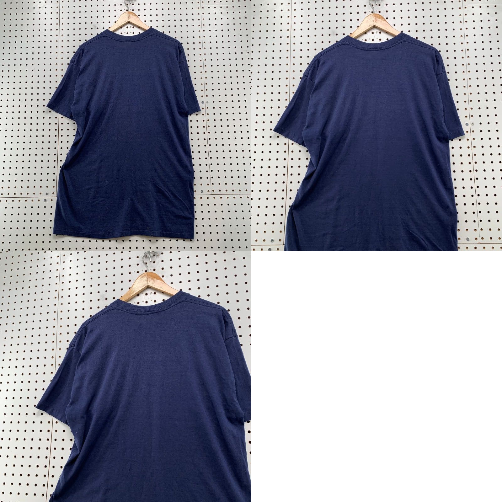 Thrasher VINTAGE Thrashed Pocket Shirt Men Large Navy Blue Distressed Single Stitched USA Shirt Mens L Blue 80s Size US L / EU 52-54 / 3 - 9 Thumbnail