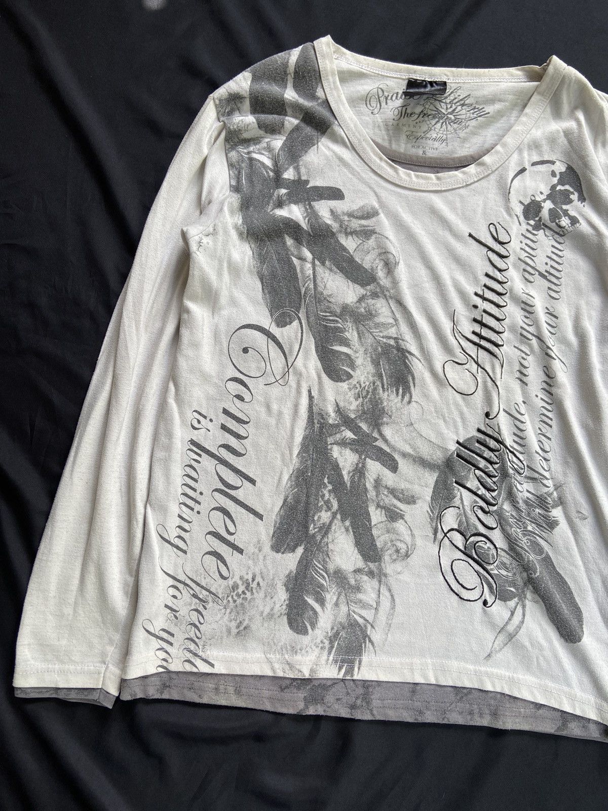 Isamu Katayama Backlash B ONE SOUL DOUBLE LAYER PRISE LIBERTY LONG SLEEVE Size US M / EU 48-50 / 2 - 3 Thumbnail