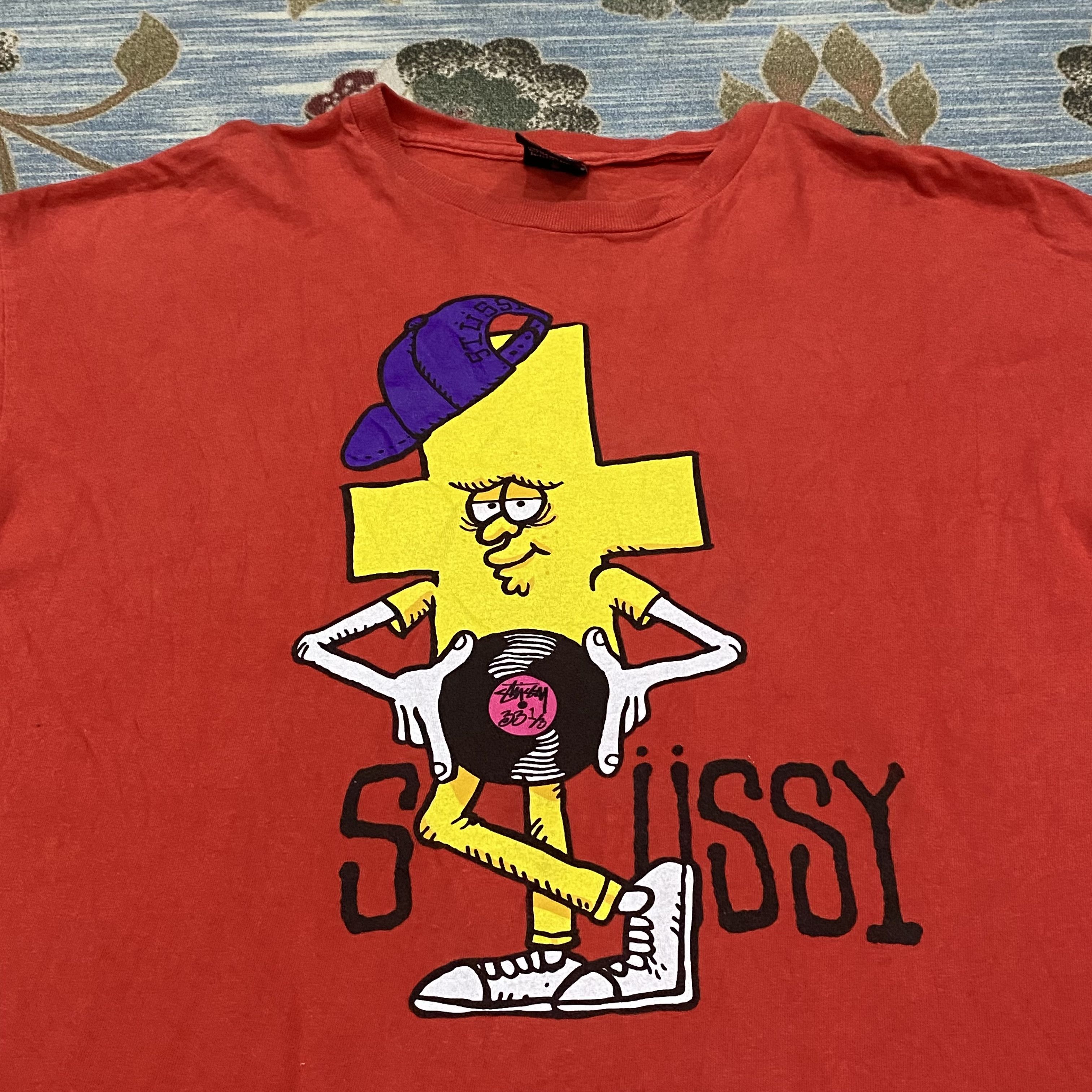 Stussy Rare 00s Vintage Stussy T Word Character tee tshirt Size US L / EU 52-54 / 3 - 3 Thumbnail