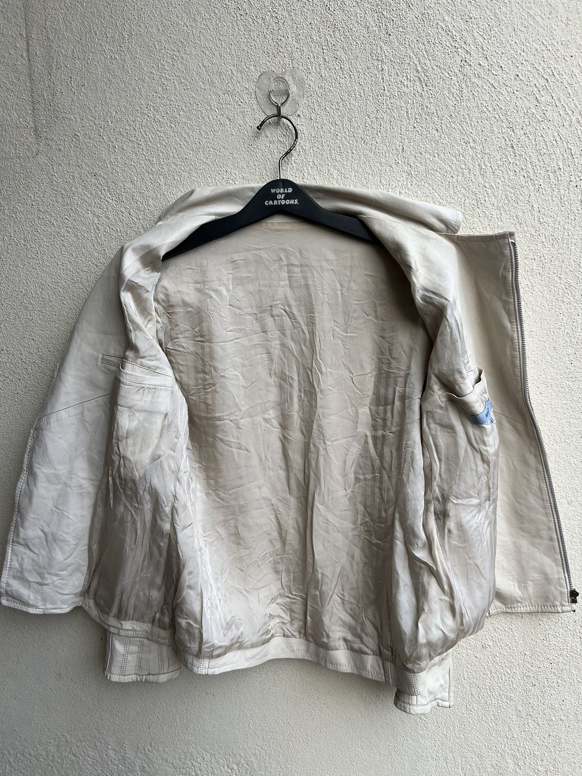 ABAHOUSE Abahouse Japan Patina White Sheep Napa Leather Jacket Size US S / EU 44-46 / 1 - 19 Thumbnail