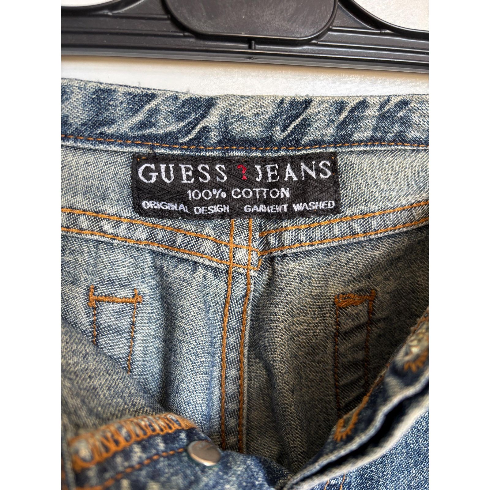 Guess × Vintage Vintage Guess USA Jeans 29 Y2K High Rise Bootcut 90s Archive Size US 29 - 8 Thumbnail