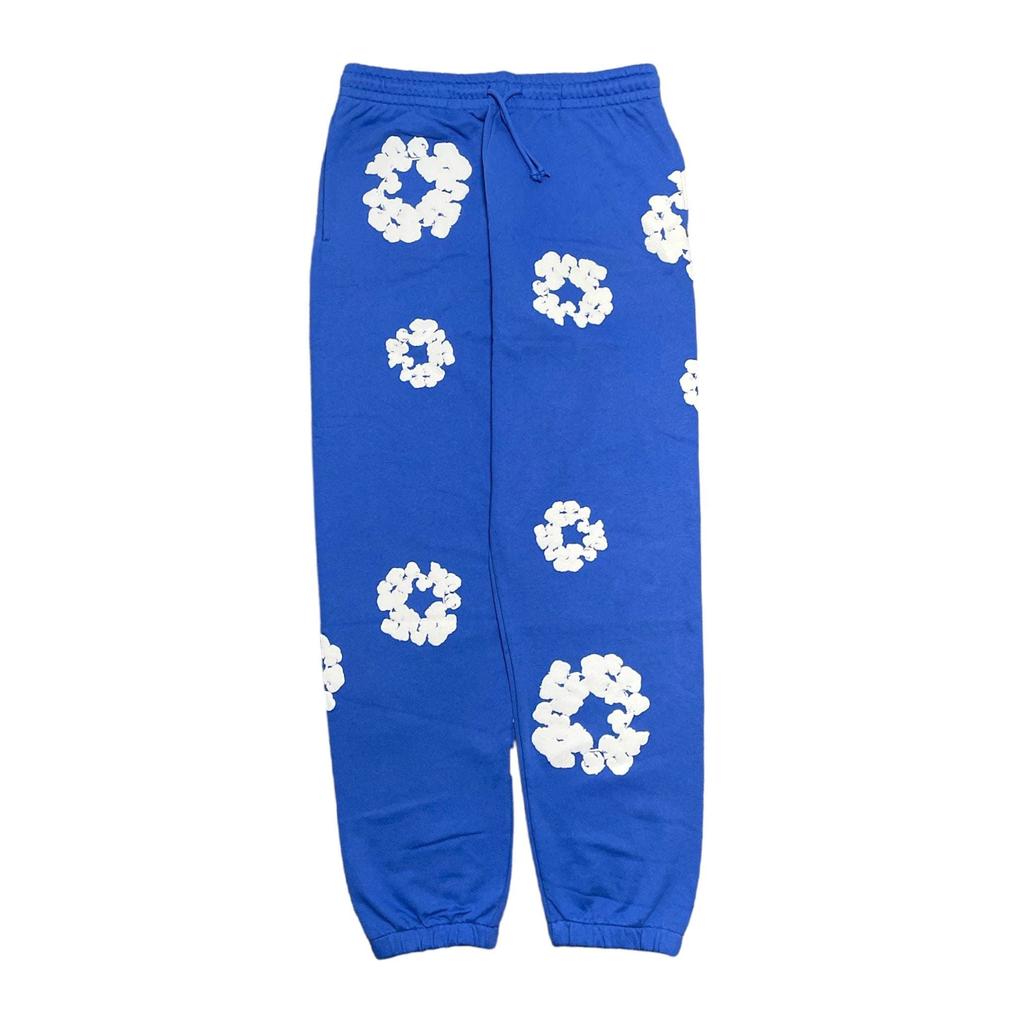 DENIM TEARS The Cotton Wreath Sweatpants Royal Blue Size US 36 / EU 52 - 1 Thumbnail