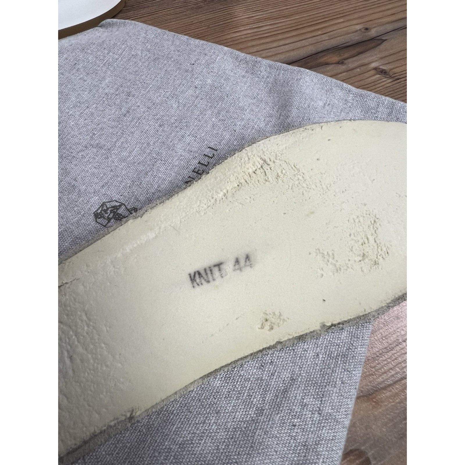 Brunello Cucinelli MINT! Brunello Cucinelli Suede-Trimmed Stretch-Knit Sneakers Size US 10 / EU 43 - 12 Thumbnail
