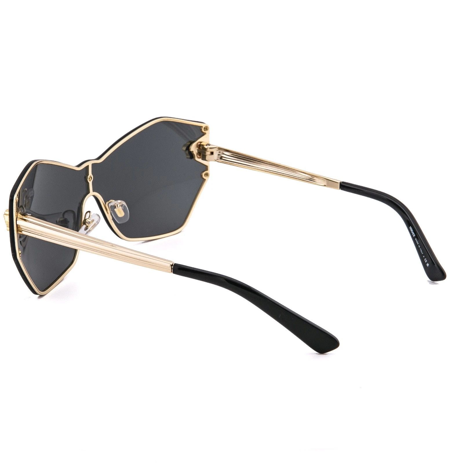 Versace VERSACE VE2182 GLAM Stud Medusa Head 2182 Black Sunglasses Size ONE SIZE - 5 Thumbnail