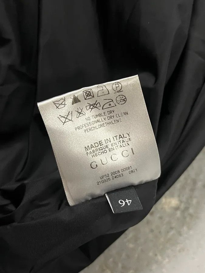 Gucci AW2008 Gucci Signature Black Bomber Jacket by Frida Giannini Size US S / EU 44-46 / 1 - 11 Thumbnail