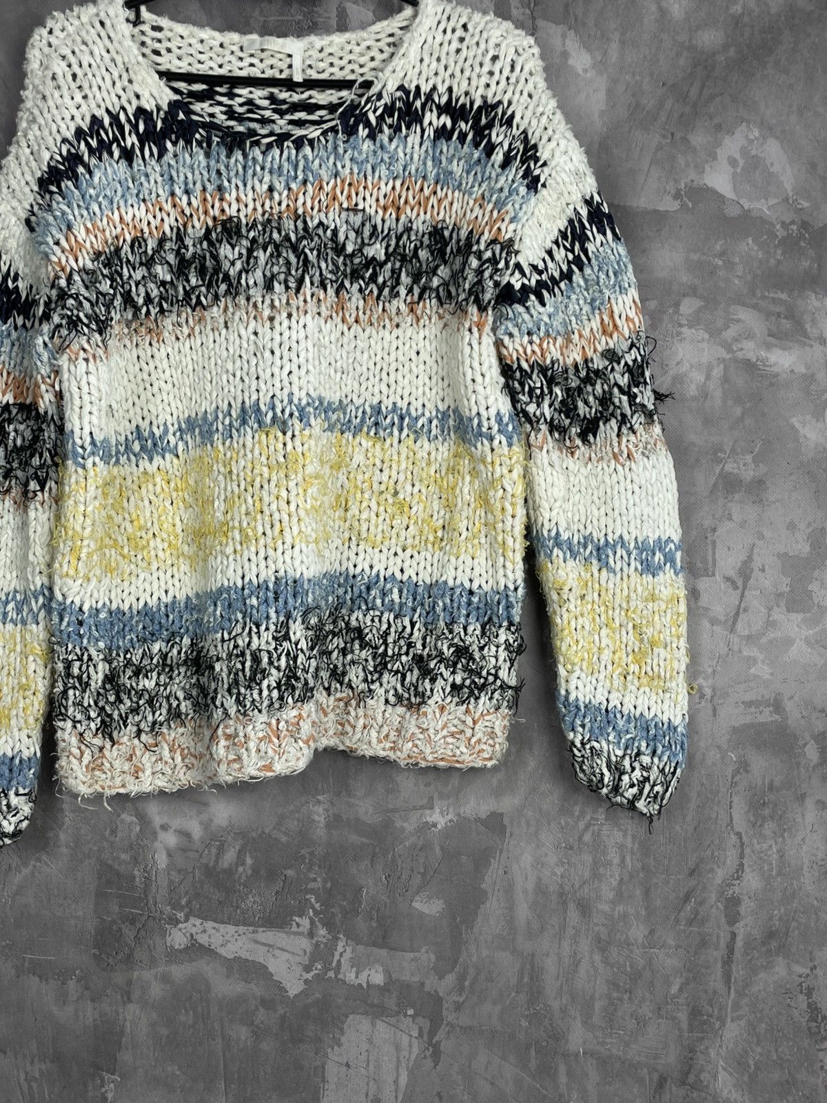 Chloe × See by Chloe Glamour Chloe Mohair Wool Oversized Sweater Size S / US 4 / IT 40 - 6 Thumbnail