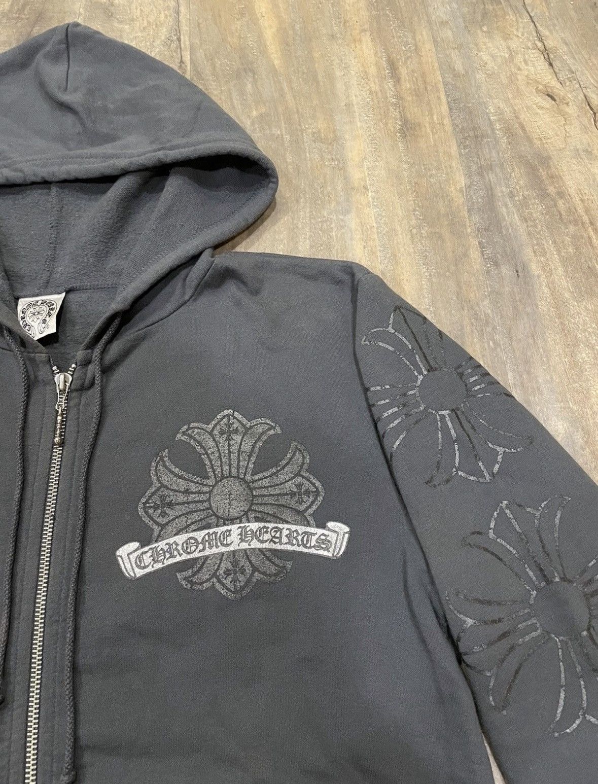 Chrome Hearts rare chrome hearts grey zip up Size US S / EU 44-46 / 1 - 3 Thumbnail