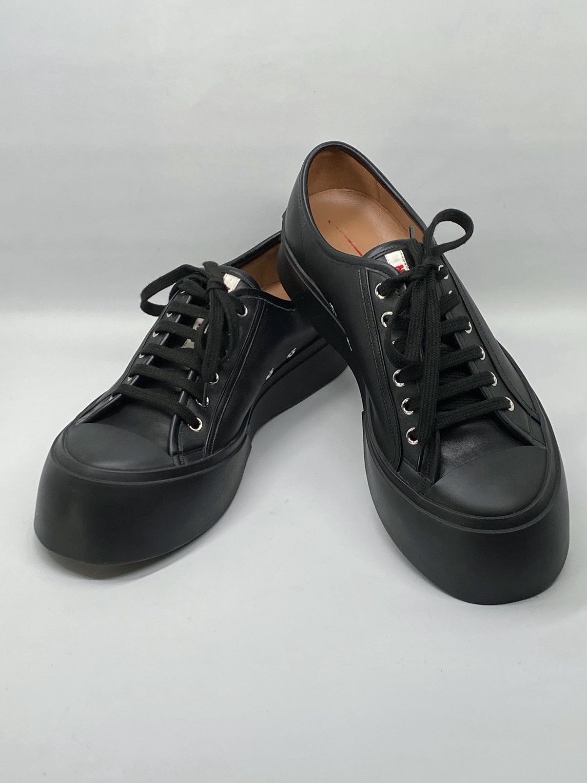 Marni Marni Pablo Leather Low-Top Sneakers size 42/us size 9 Size US 9 / EU 42 - 3 Thumbnail